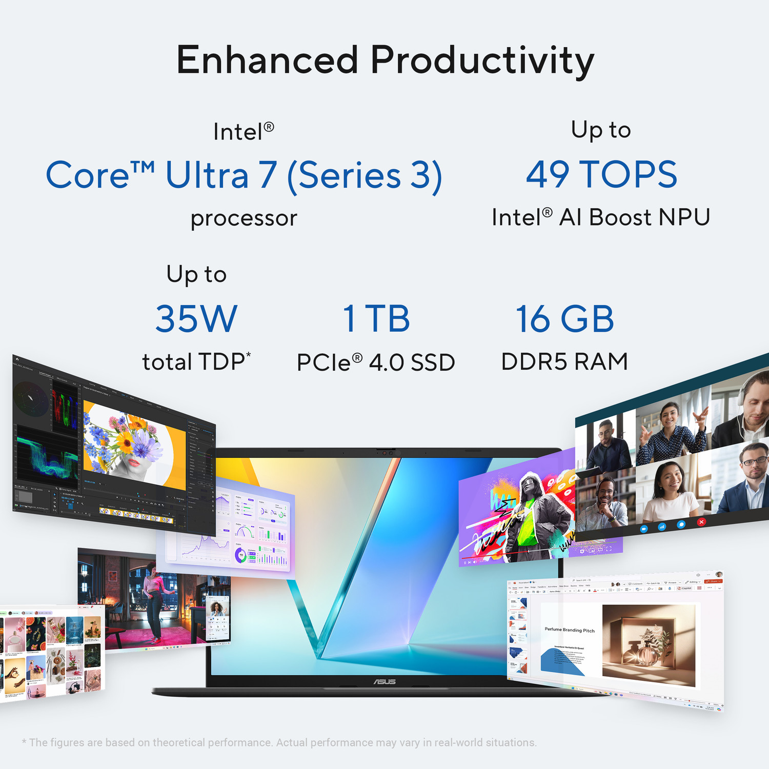 Image of ASUS Vivobook S14 OLED (2026) AI PC with Office 2024 + M365 Basic*, Copilot+ PC Intel Core Ultra 7 Series 3 355 - (16 GB /1 TB SSD /Windows 11 Home) S3407AA-SF060WS Thin and Light Laptop
