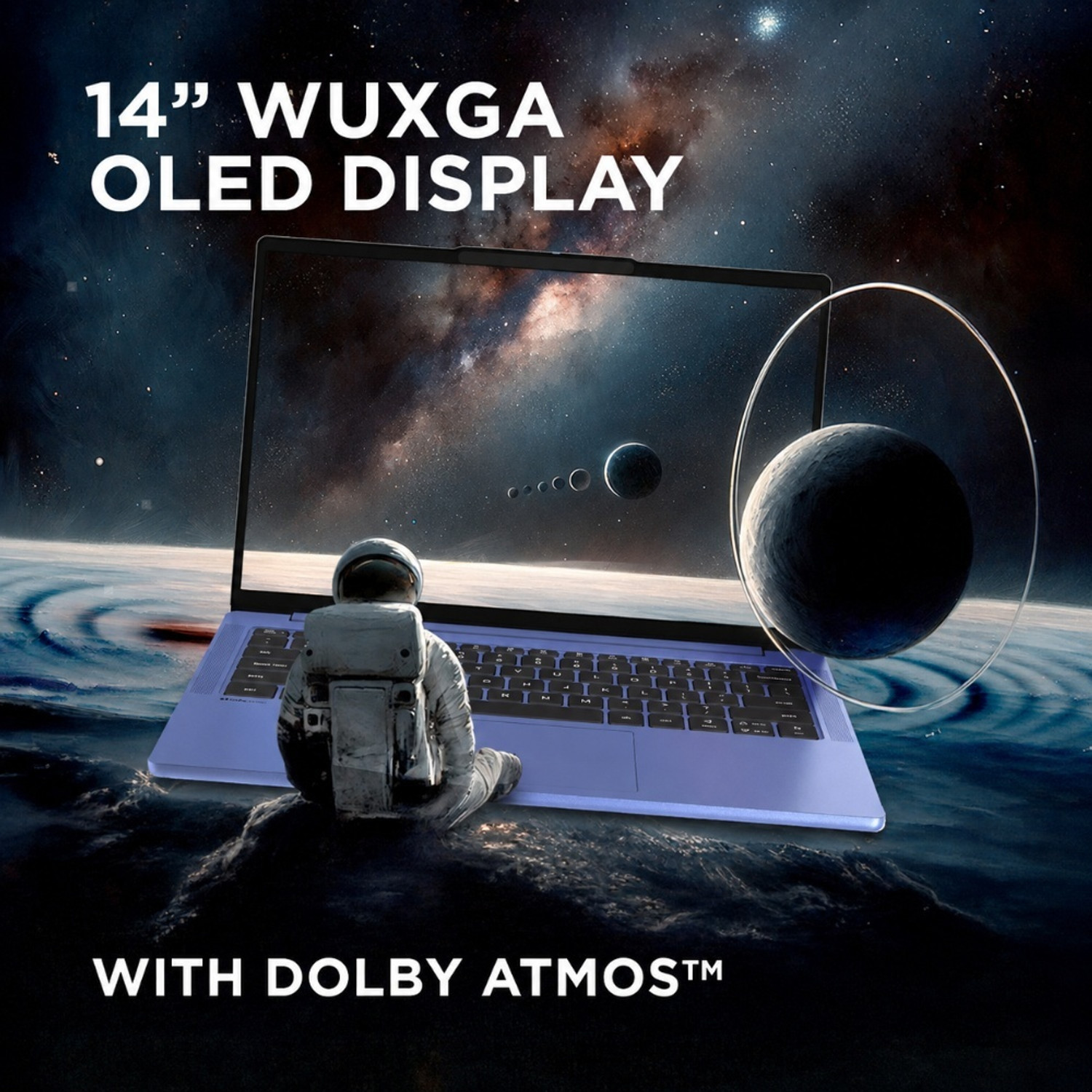 Image of MOTOROLA Motobook 60 Full Metal OLED (i5 14th Gen) Intel Core 5 210H - (16 GB /512 GB SSD /Windows 11 Home) 14IRH10R Laptop