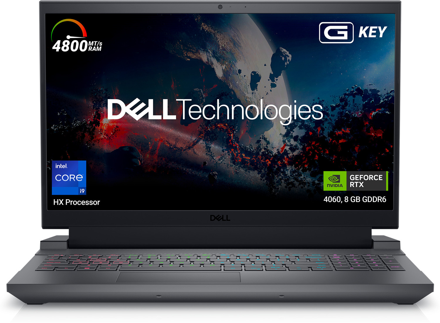 Image of DELL G15 Intel Core i9 13th Gen 13900HX - (16 GB /1 TB SSD /Windows 11 Home /8 GB Graphics /NVIDIA GeForce RTX 4060 /165 Hz) 5530 Gaming Laptop