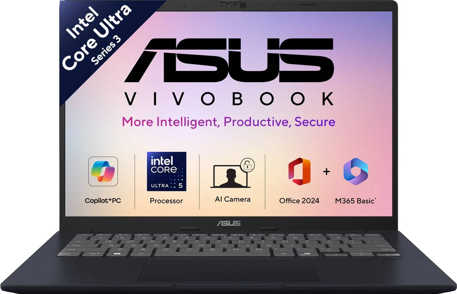 ASUS Vivobook 14 (2026) AI PC with Office 2024 + M365 Basic