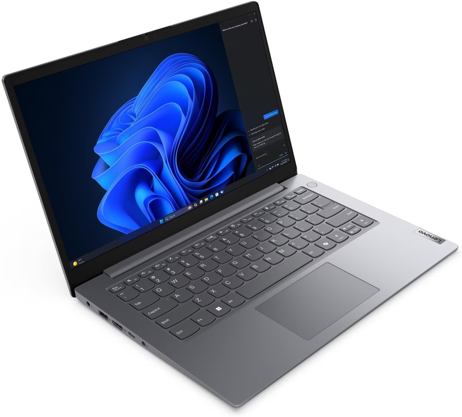 Image of Lenovo V 14 (2026) DDR5 5600Mhz Intel Core i3 13th Gen 1315U - (8 GB /512 GB SSD /Windows 11 Pro) V 14 - Copilot Key Thin and Light Laptop (14 inch, Luna Grey, 1.4 kg, With MS Office)