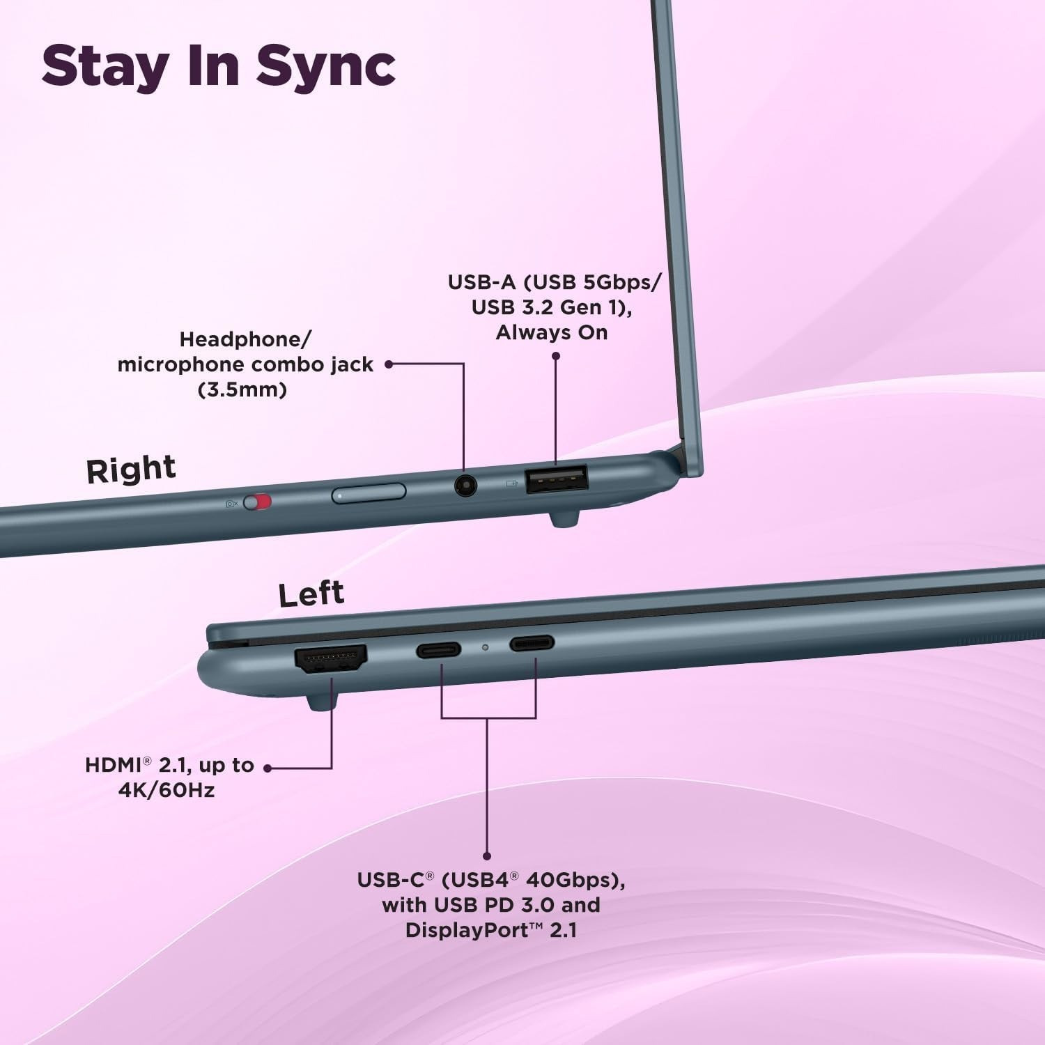 Image of Lenovo Intel Ryzen 7 Octa Core AI 7 350 - (32 GB /1 TB SSD /Windows 11 Home) 14akp10 Business Laptop