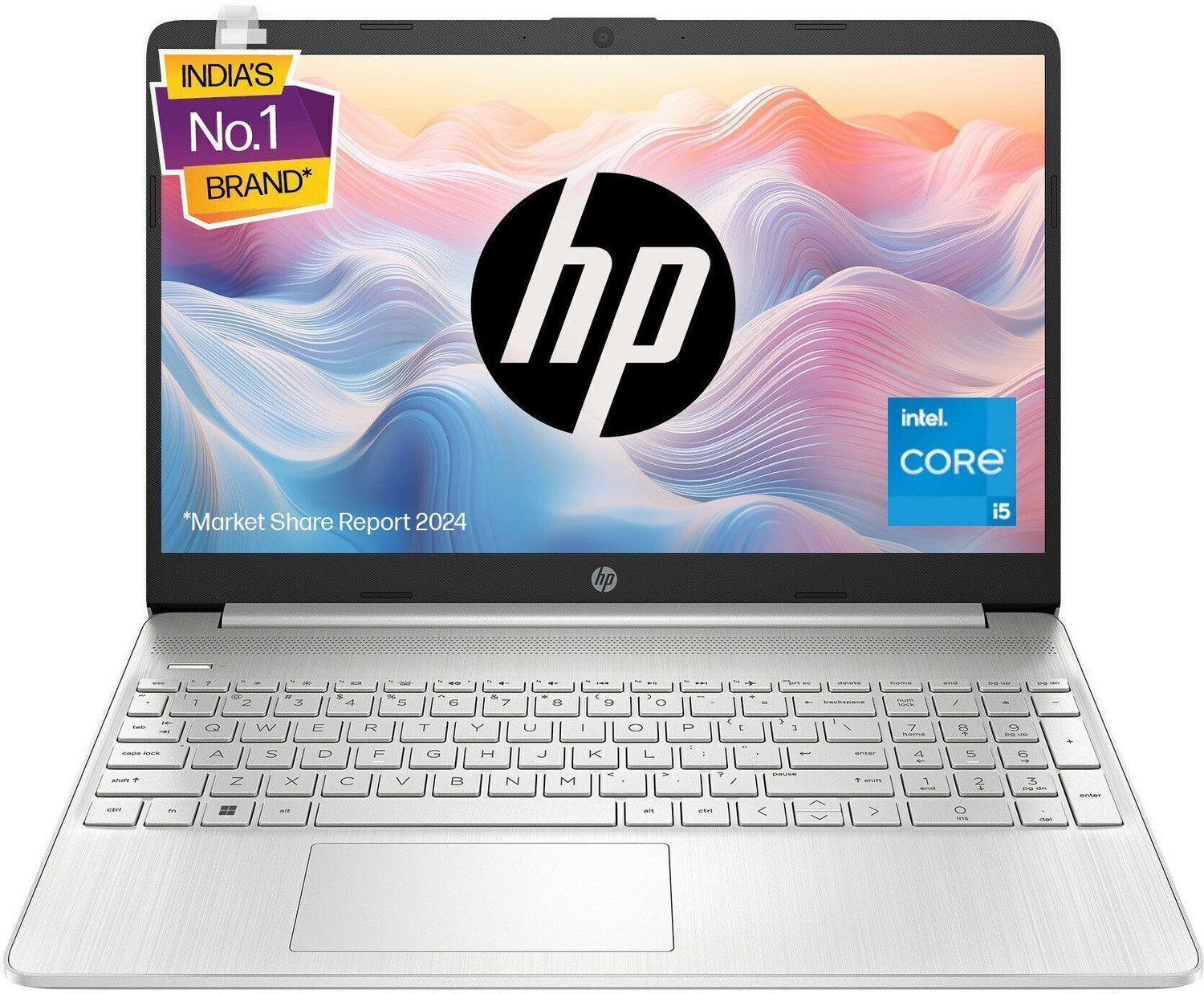 Image of HP Laptop Intel Core i5 12th Gen 1235U - (8 GB /512 GB SSD /Windows 11 Home) 15s-fq5329TU Thin and Light Laptop