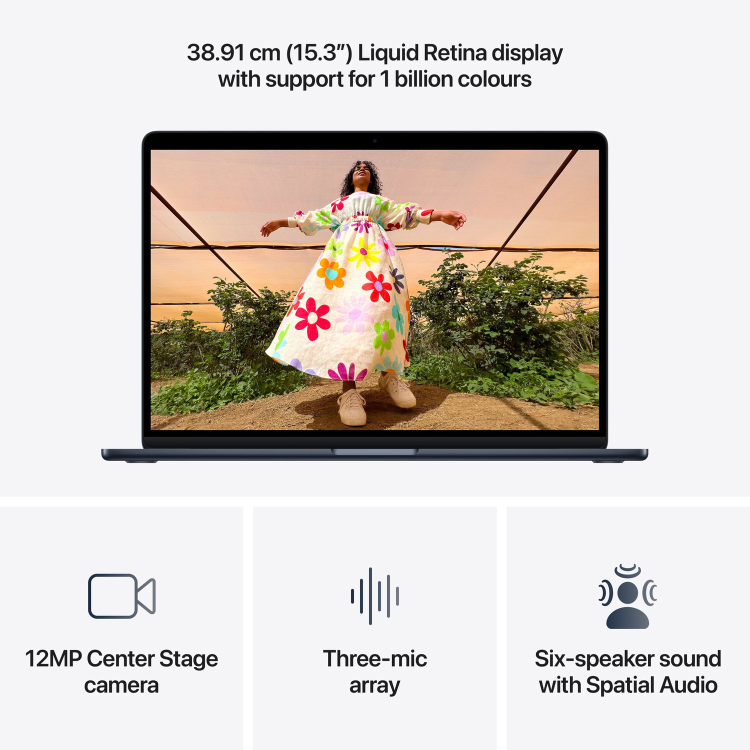 Image of Apple MacBook Air (M5, 2026) M5 - (24 GB /1 TB SSD /Tahoe) MDVN4HN /A