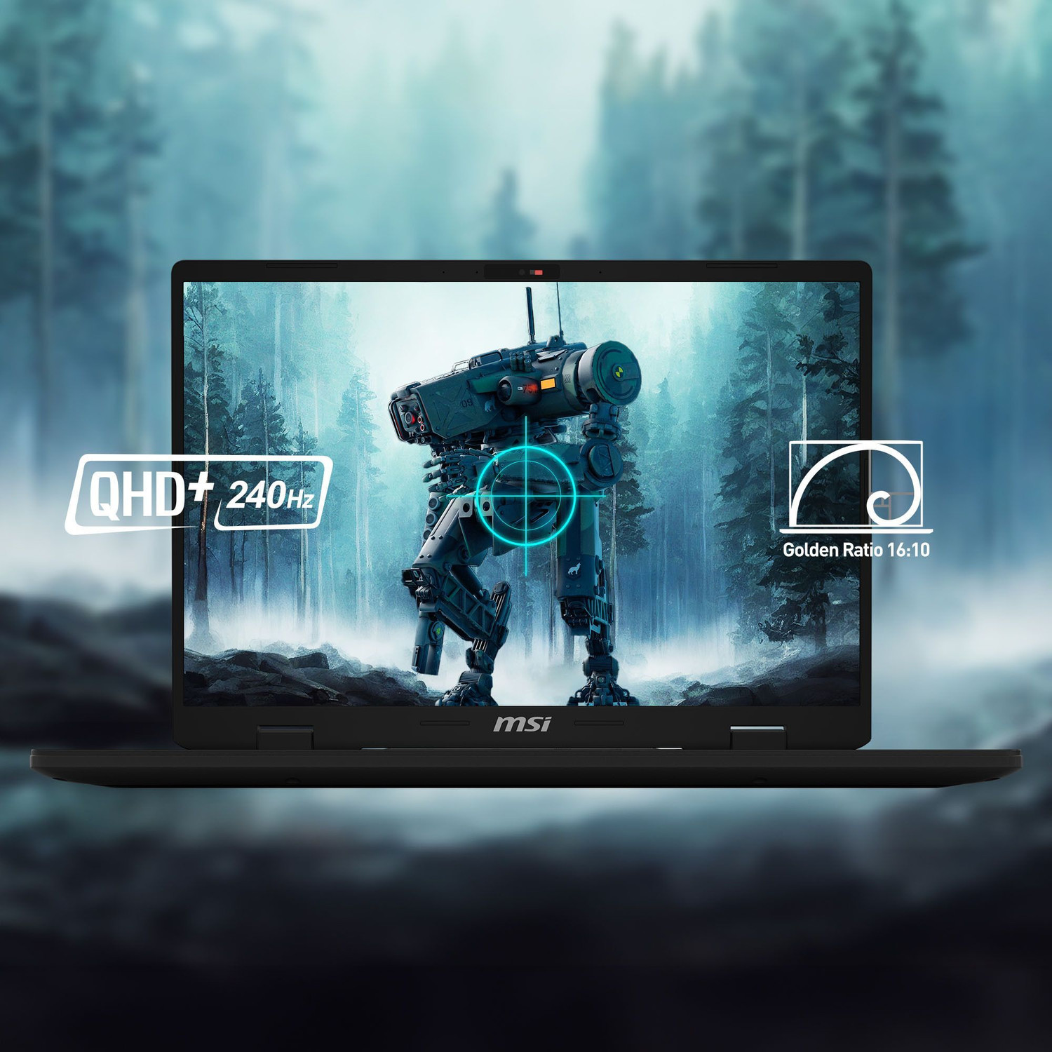 Image of MSI Crosshair 16 HX AI Intel Core Ultra 9 275HX - (16 GB /1 TB SSD /Windows 11 Home /8 GB Graphics /NVIDIA GeForce RTX 5060 /240 Hz /115 W) Crosshair 16 HX AI D2XWFKG Gaming Laptop