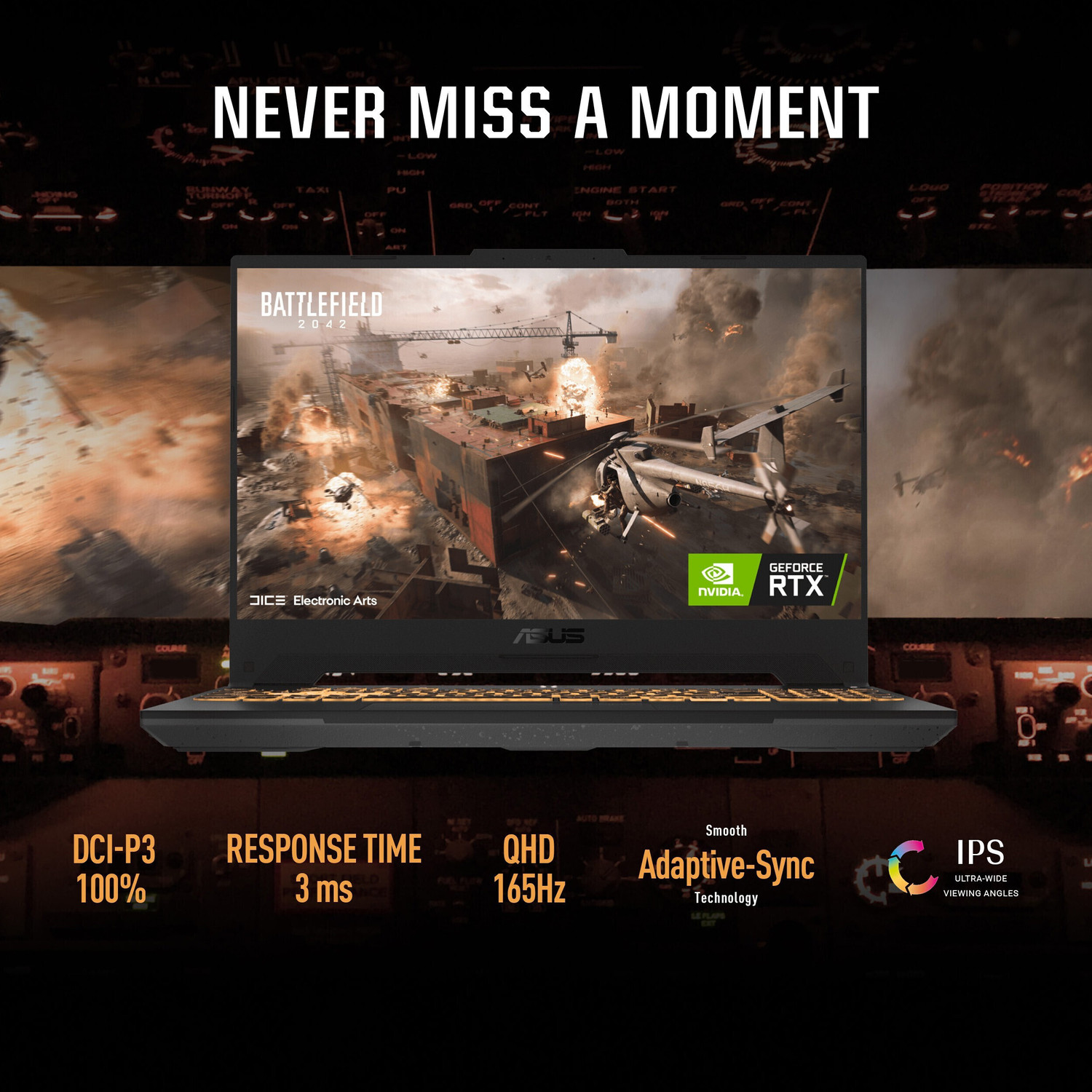 Image of ASUS TUF Gaming F15 Intel Core i7 12th Gen 12700H - (16 GB /1 TB SSD /Windows 11 Home /6 GB Graphics /NVIDIA GeForce RTX 3060 /165 Hz) FX577ZM-HQ067WS Gaming Laptop