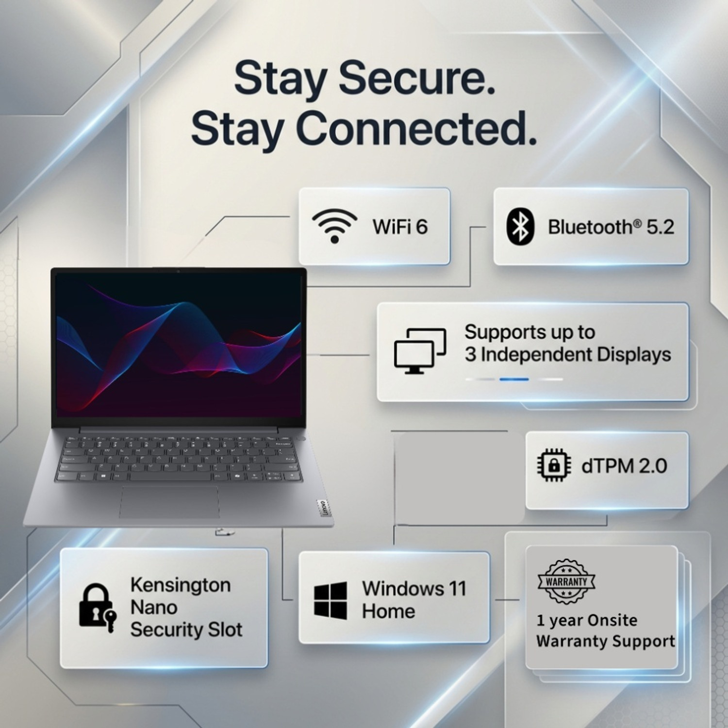 Image of Lenovo Intel Core i5 13th Gen 13420H - (8 GB /512 GB SSD /Windows 11 Home) 83GUA052IG Laptop