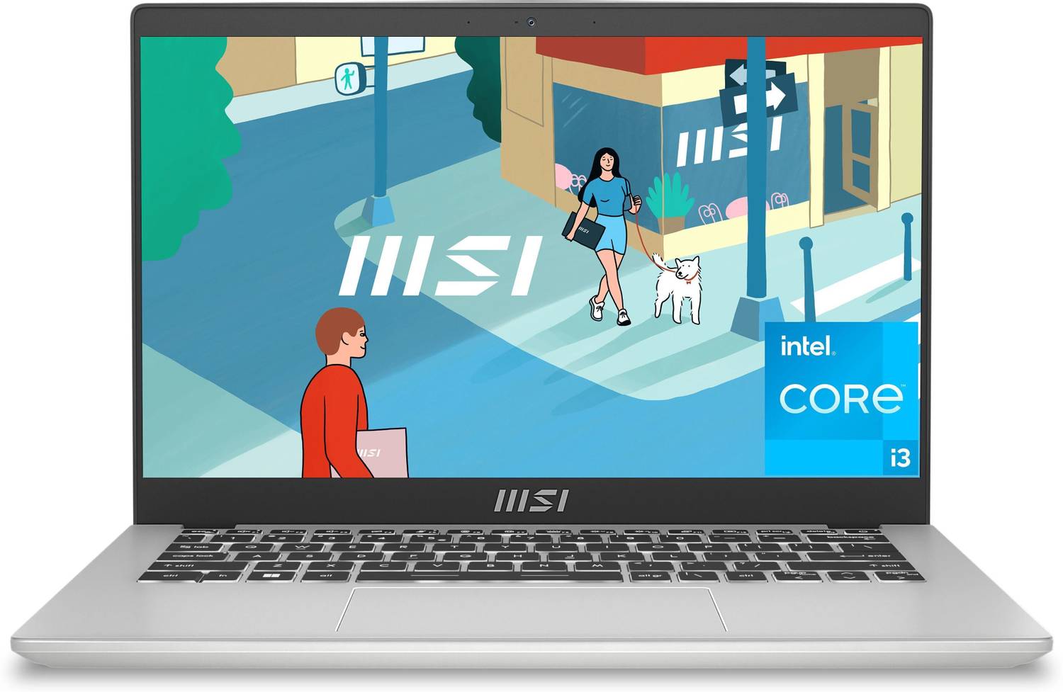 MSI Modern 14 Intel Core i3 13th Gen 1315U - (8 GB/512 GB SSD/Windows 11 Home) 14 C13M-115IN / 14 C13M- 438IN Thin and Light Laptop