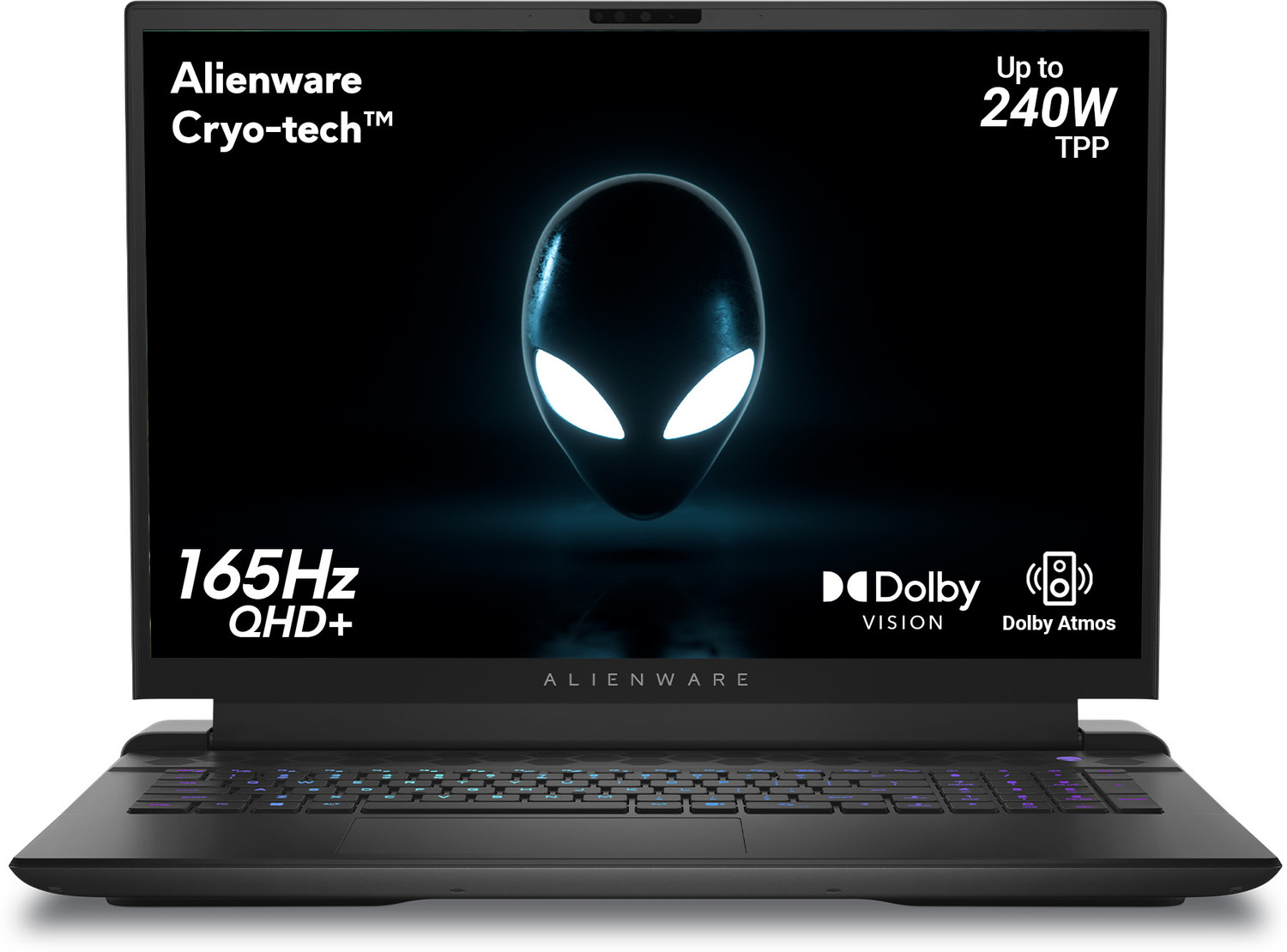 Image of DELL Alienware Intel Core i9 14th Gen 14900HX - (32 GB /1 TB SSD /Windows 11 Home /12 GB Graphics /NVIDIA GeForce RTX 4080 /165 Hz) m18 R2 Gaming Laptop