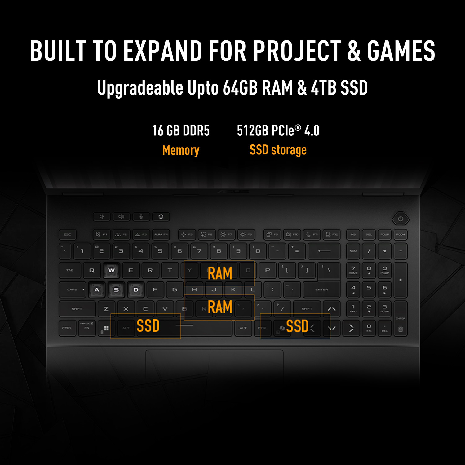 Image of ASUS TUF Gaming A16 (2026) AMD Ryzen 7 260 - (16 GB /512 GB SSD /Windows 11 Home /8 GB Graphics /NVIDIA GeForce RTX 5050 /144 Hz) FA608UHI-TU238WS Gaming Laptop