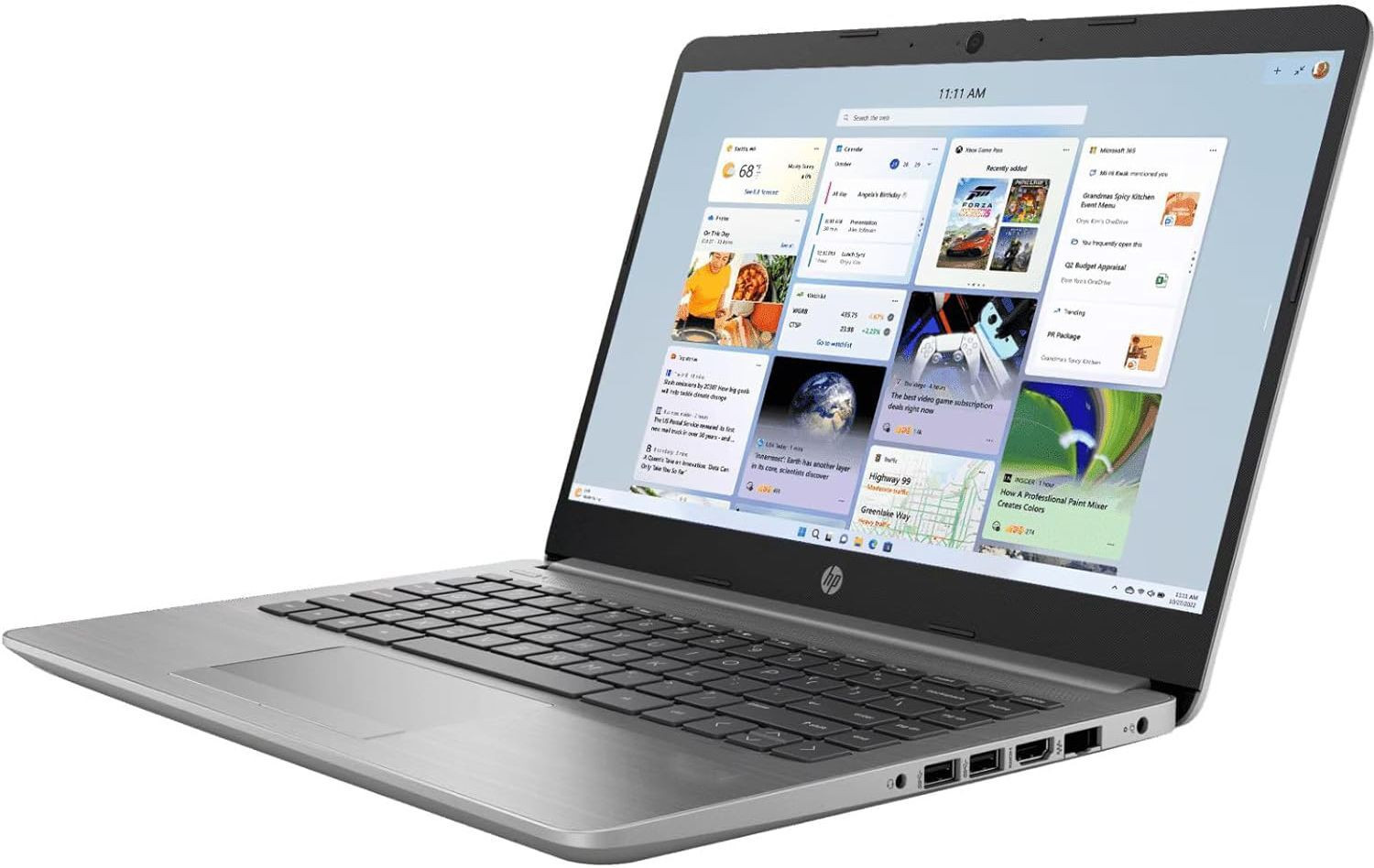 Image of HP 14 G9 (2025) AMD Ryzen 3 Dual Core 3250U - (8 GB /512 GB SSD /Windows 11 Pro) 14 G9 Thin and Light Laptop