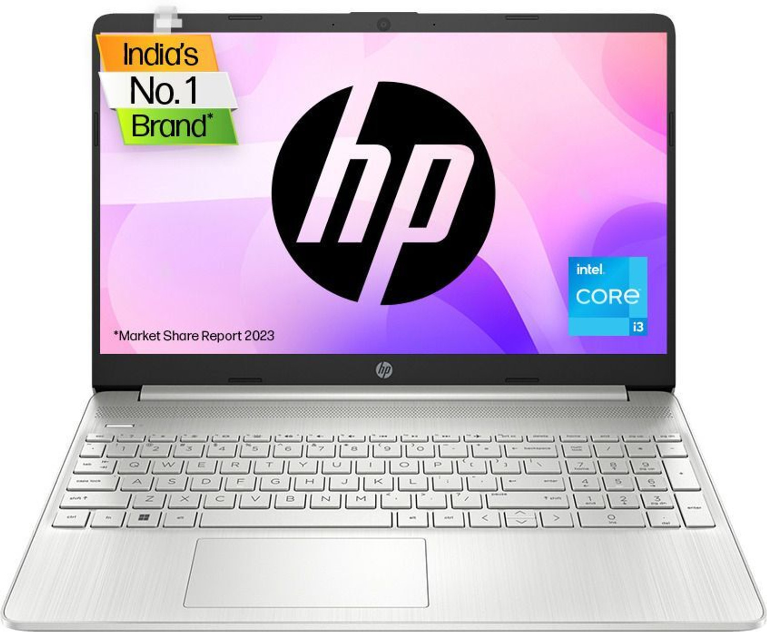 Image of HP 15s Intel Core i3 11th Gen 1115G4 - (8 GB /512 GB SSD /Windows 11 Home) 15s-fq2717TU Thin and Light Laptop