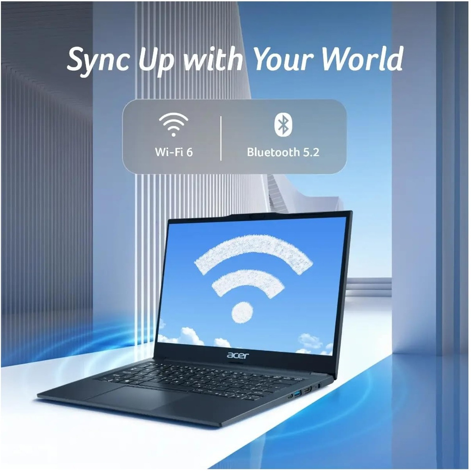 Image of Acer 3 Years Warranty TravelLite (2026) Intel Core i5 13th Gen 1334U - (16 GB /512 GB SSD /Windows 11 Home) TL04-51M Thin and Light Laptop