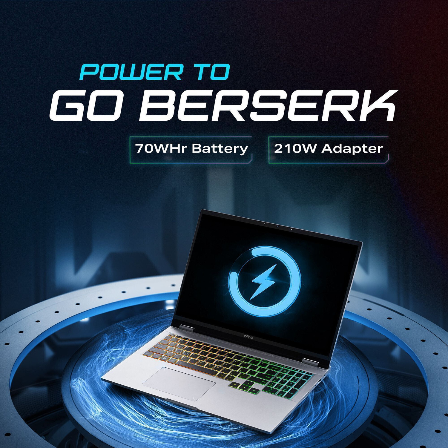 Image of Infinix GT Book Intel Core i5 12th Gen 12450H - (16 GB /512 GB SSD /Windows 11 Home /6 GB Graphics /NVIDIA GeForce RTX 3050 /80 W) GL613 Gaming Laptop