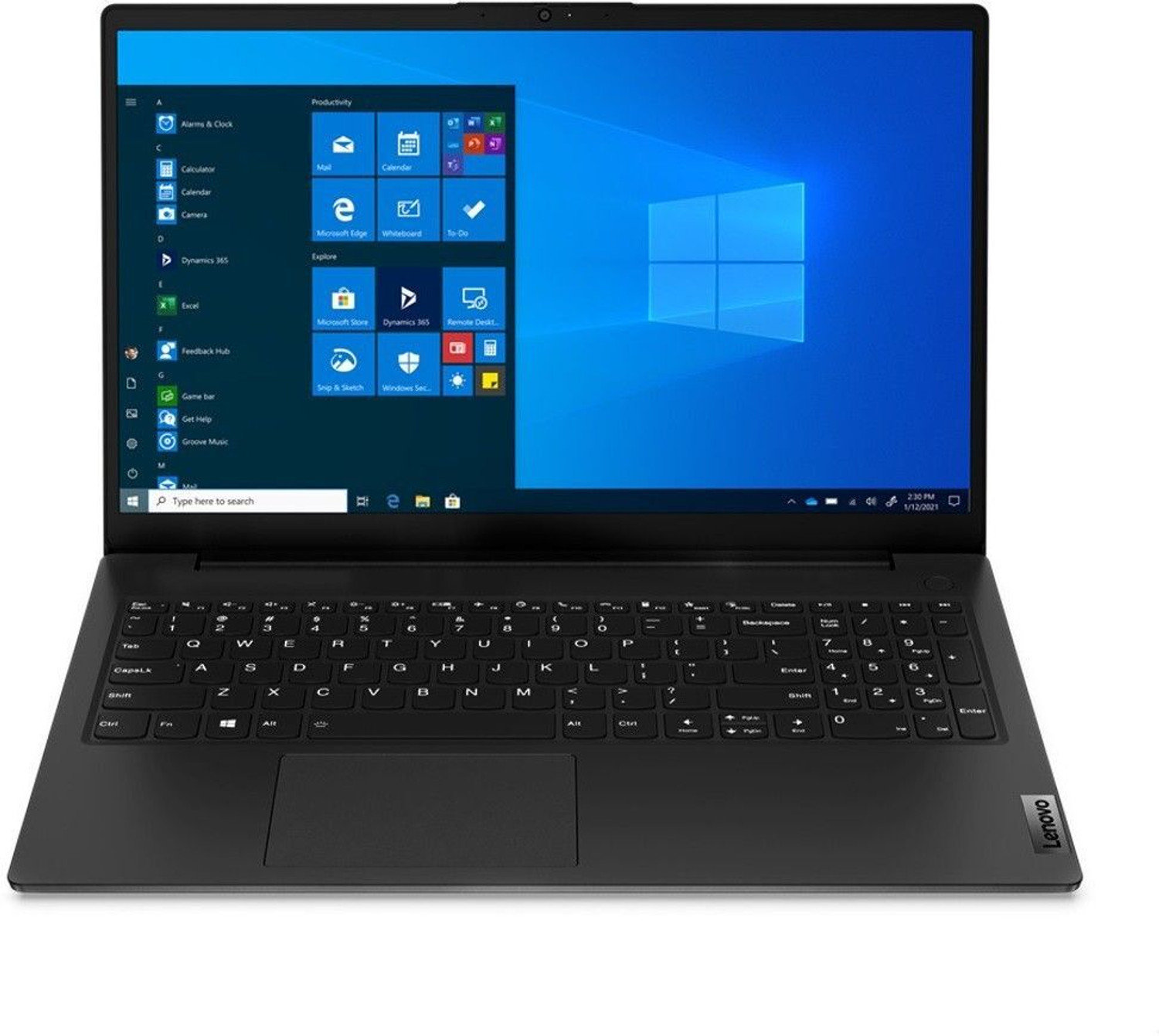 Image of Lenovo Intel Core i3 11th Gen - (4 GB /256 GB SSD /Windows 10 Home) V15 ITL G2 Thin and Light Laptop (15 inch, Black, 359.2 x 235.8 x 19.9 mm kg)