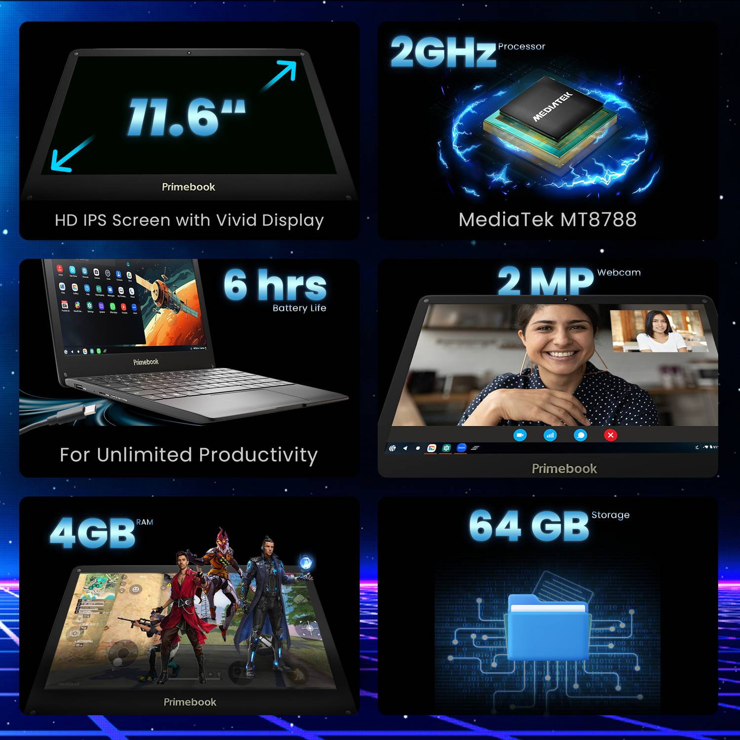 Primebook Wifi MT8183 4GB/64GB - Image 5