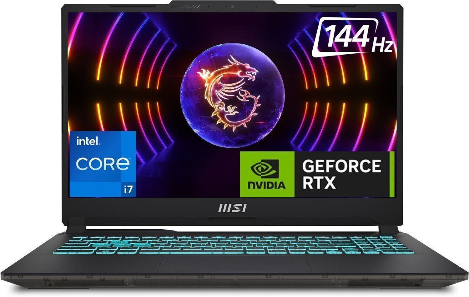 Image of MSI Cyborg 15 Intel Core i7 12th Gen 12650H - (16 GB /512 GB SSD /Windows 11 Home /8 GB Graphics /NVIDIA GeForce RTX 4060 /144 Hz) Cyborg 15 A12VF-069IN Gaming Laptop