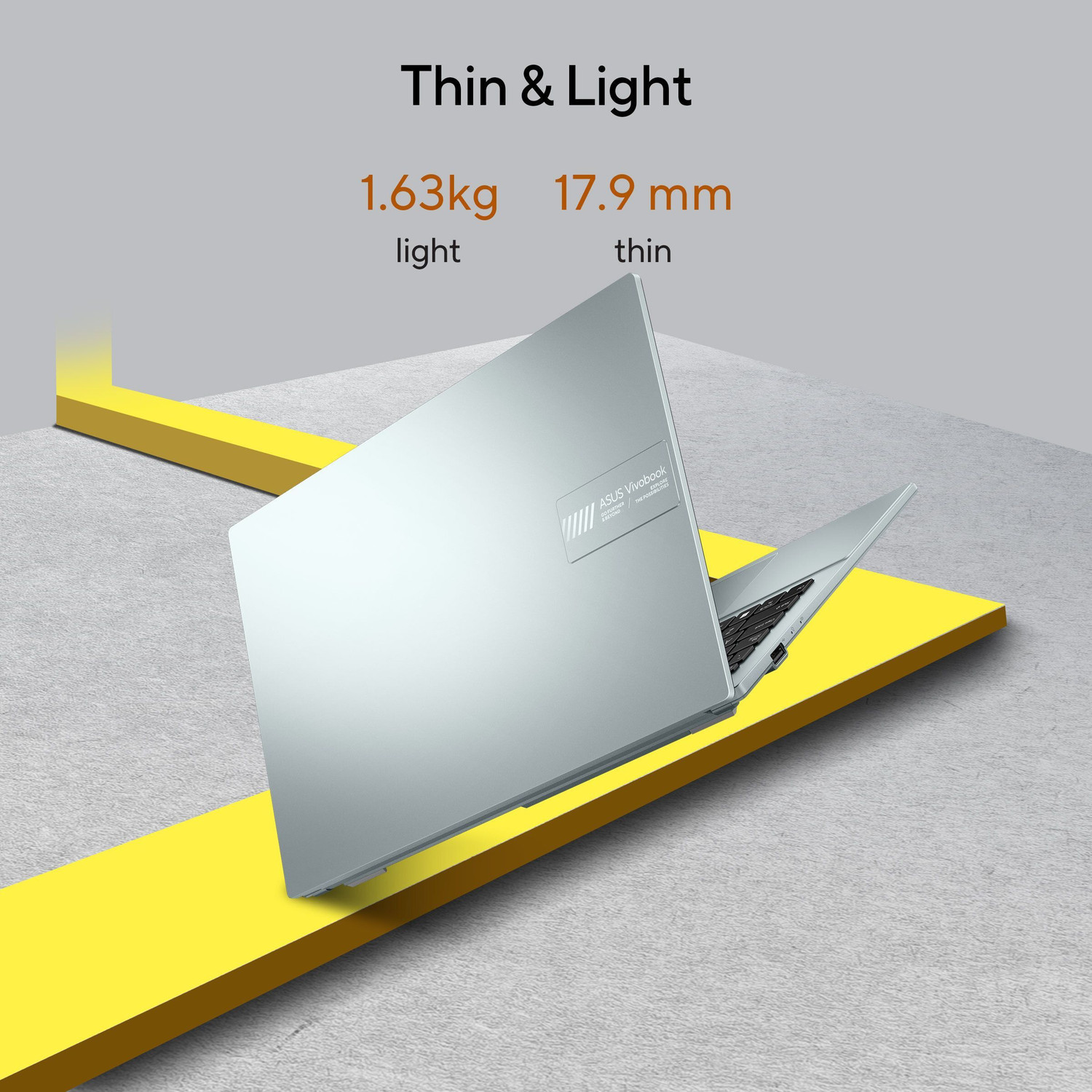 Image of ASUS Vivobook Go 15 (2025) with Office 2024 + M365 Basic*, Backlit Keyboard, AMD Ryzen 5 Quad Core 7520U - (16 GB /512 GB SSD /Windows 11 Home) E1504FA-BQ2543WS Thin and Light Laptop