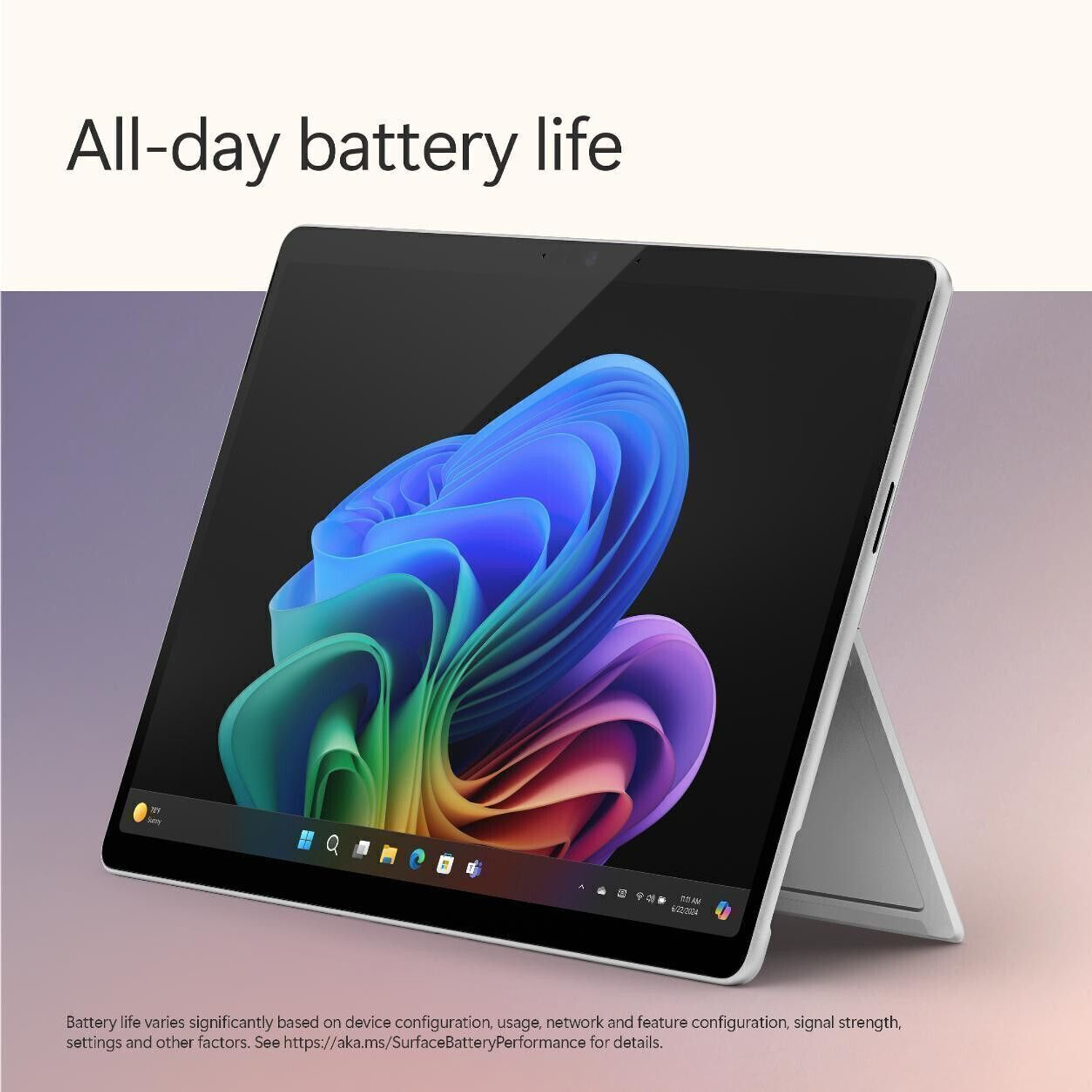 Image of MICROSOFT Surface Pro (11th Edition) AI PC Snapdragon X Elite - (32 GB /1 TB SSD /Windows 11 Home) ZID-00014 2 in 1 Laptop