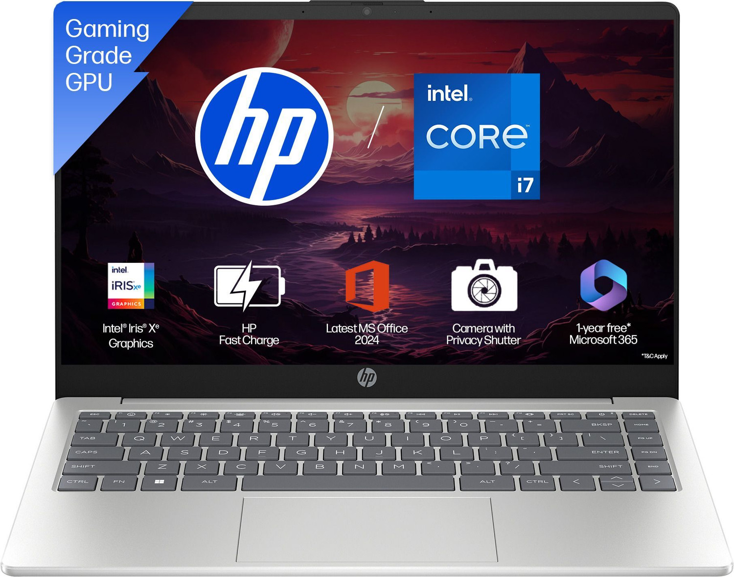 Image of HP Intel Core i7 13th Gen 13620H - (16 GB /512 GB SSD /Windows 11 Home) 15-fr0046TU Thin and Light Laptop