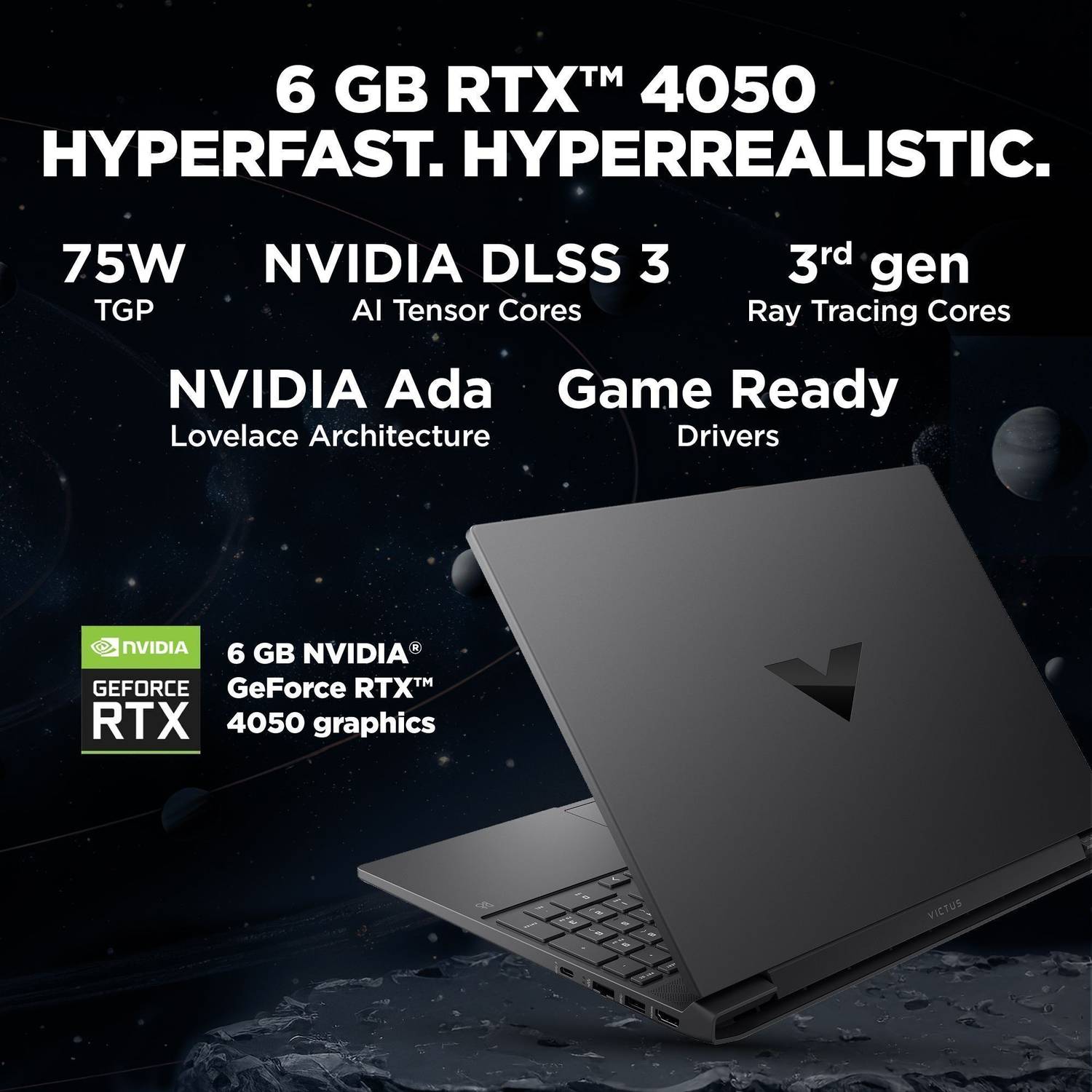 HP Victus Core i5 15-fa2381TX 16GB/512GB SSD/6GB Graphics - Image 3