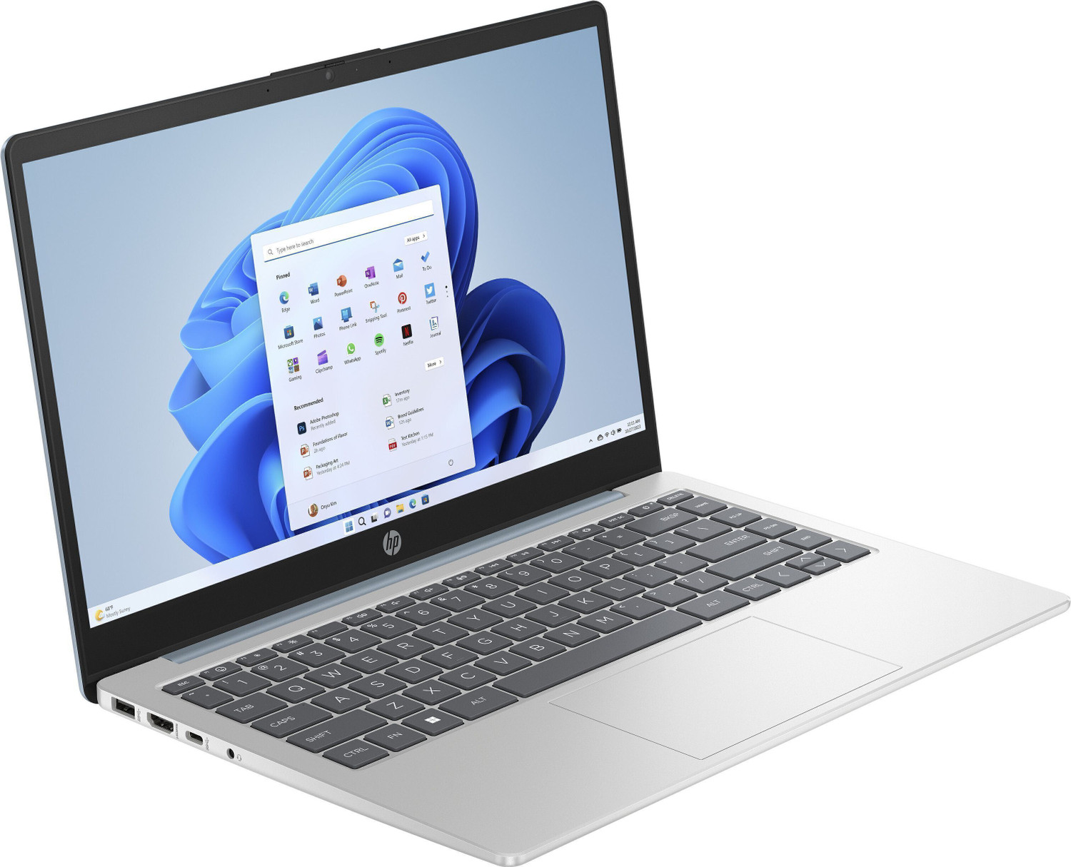 Image of HP Laptop Intel Core i3 13th Gen 1315U - (8 GB /512 GB SSD /Windows 11 Home) 14-gr0000TU Thin and Light Laptop