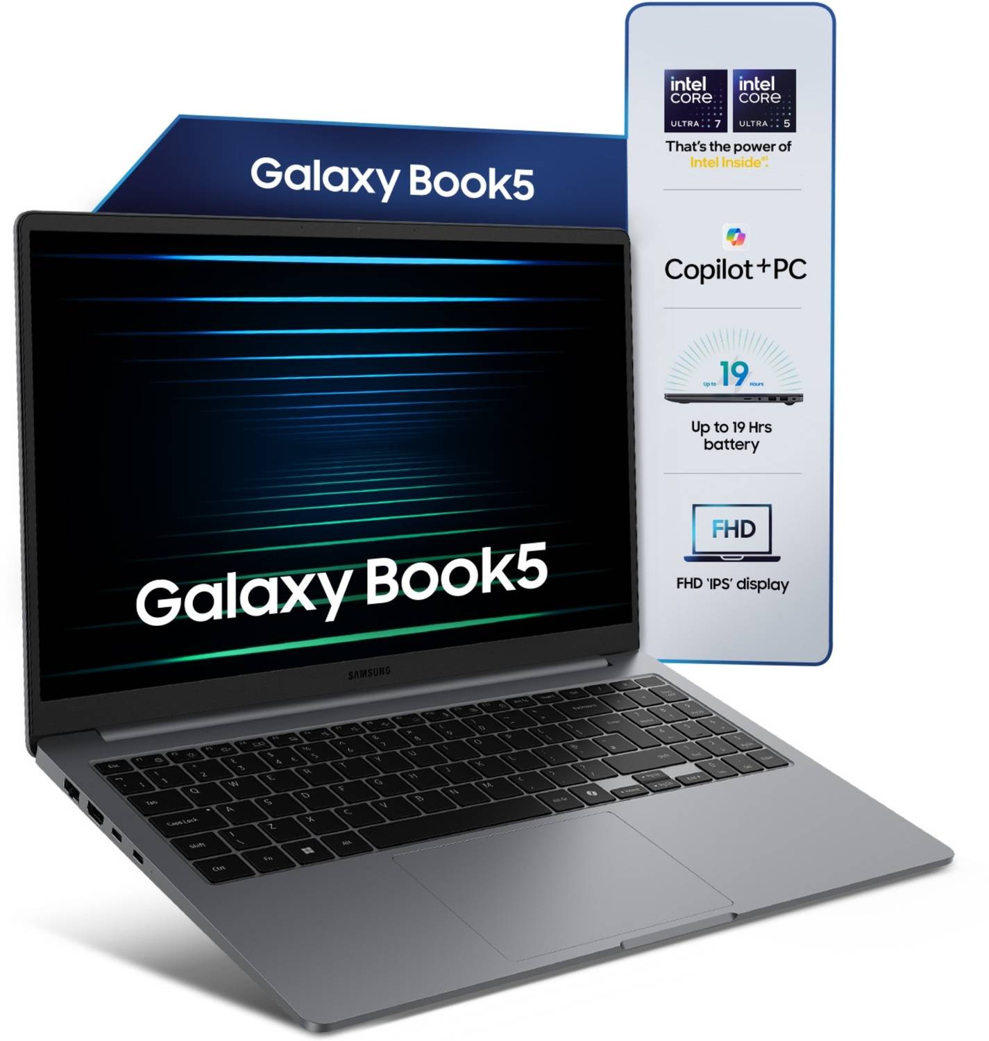 Samsung Galaxy Book5 AI Metal Intel Core Ultra 7 255U - (32 GB/1