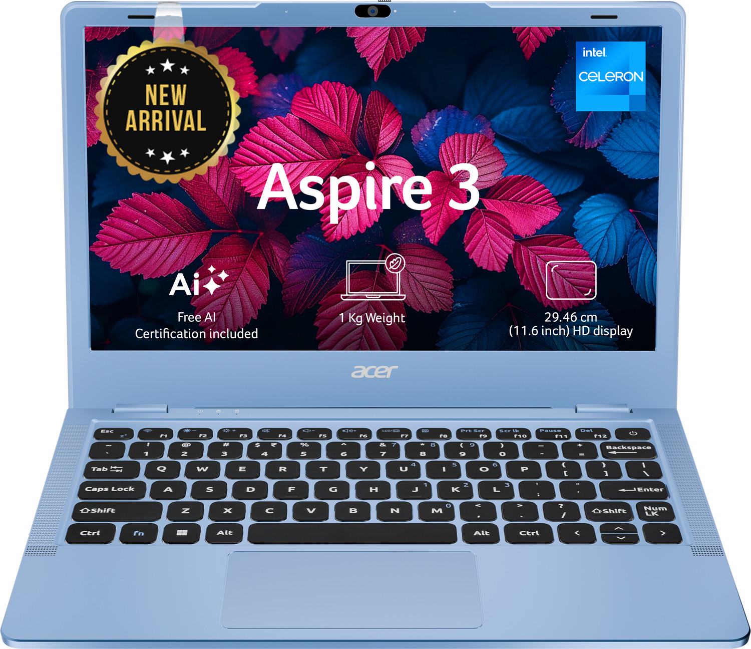 Image of Acer Intel Celeron Dual Core N4500 - (8 GB /128 GB SSD /Windows 11 Home) A311-45 Notebook