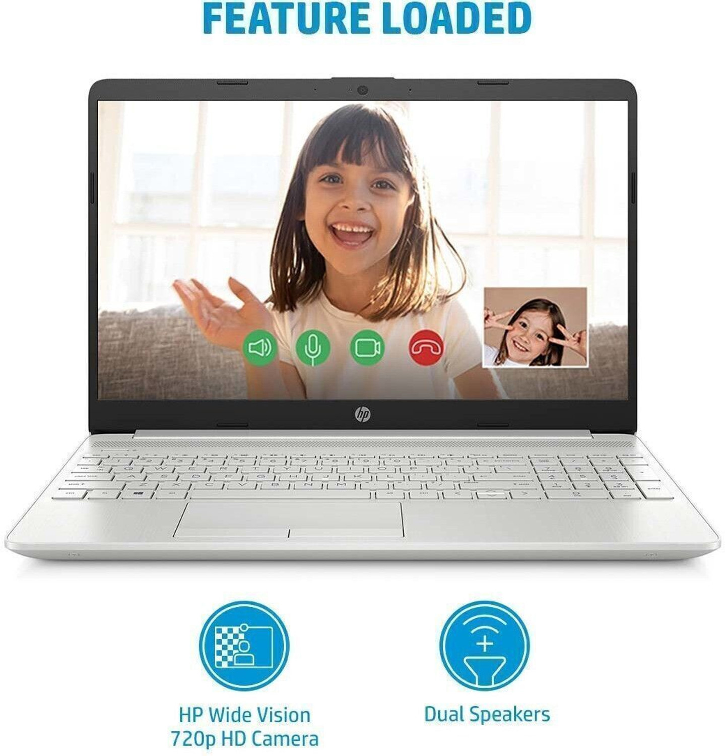 Image of HP 15s AMD Ryzen 3 Dual Core 3250U - (8 GB /256 GB SSD /Windows 11 Home) 15s-GY0501AU Thin and Light Laptop