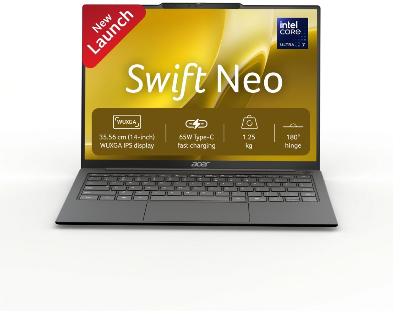 Image of Acer Swift Neo Intel Core Ultra 7 155H - (16 GB /512 GB SSD /Windows 11 Home) SFN14-55 Notebook
