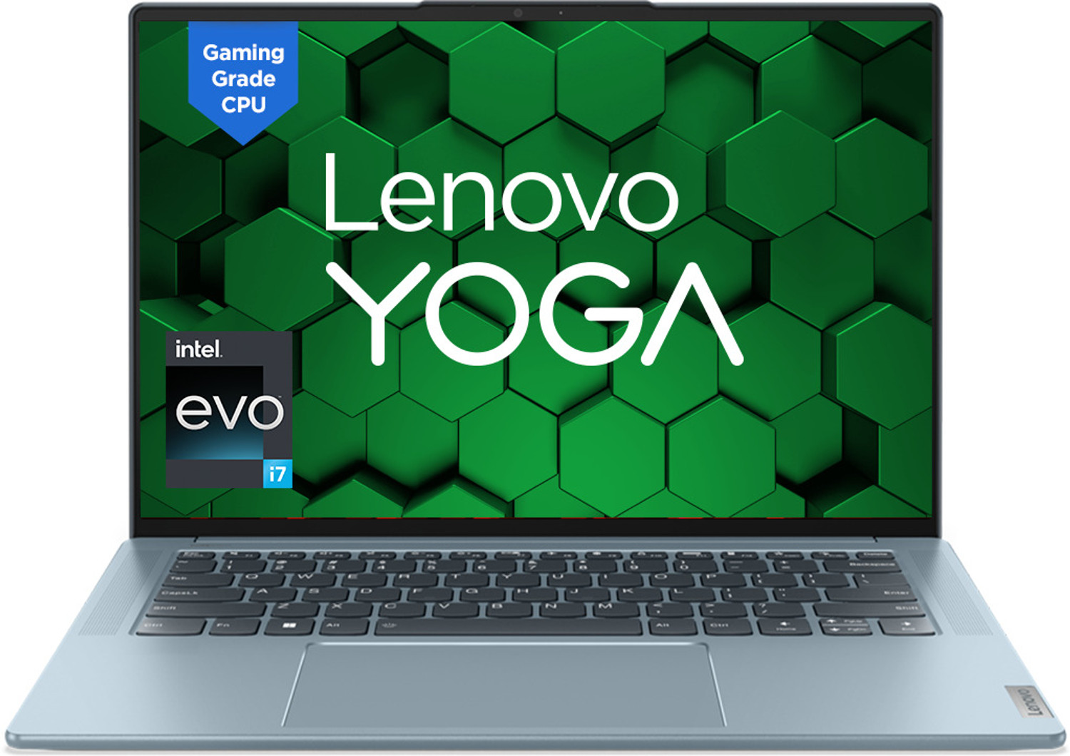 Image of Lenovo Yoga Pro 7 Creator Intel Evo Intel Core i7 13th Gen 13700H - (16 GB /1 TB SSD /Windows 11 Home) 14IRH8 Thin and Light Laptop (14.5 Inch, Tidal Teal, 1.49 Kg, With MS Office)
