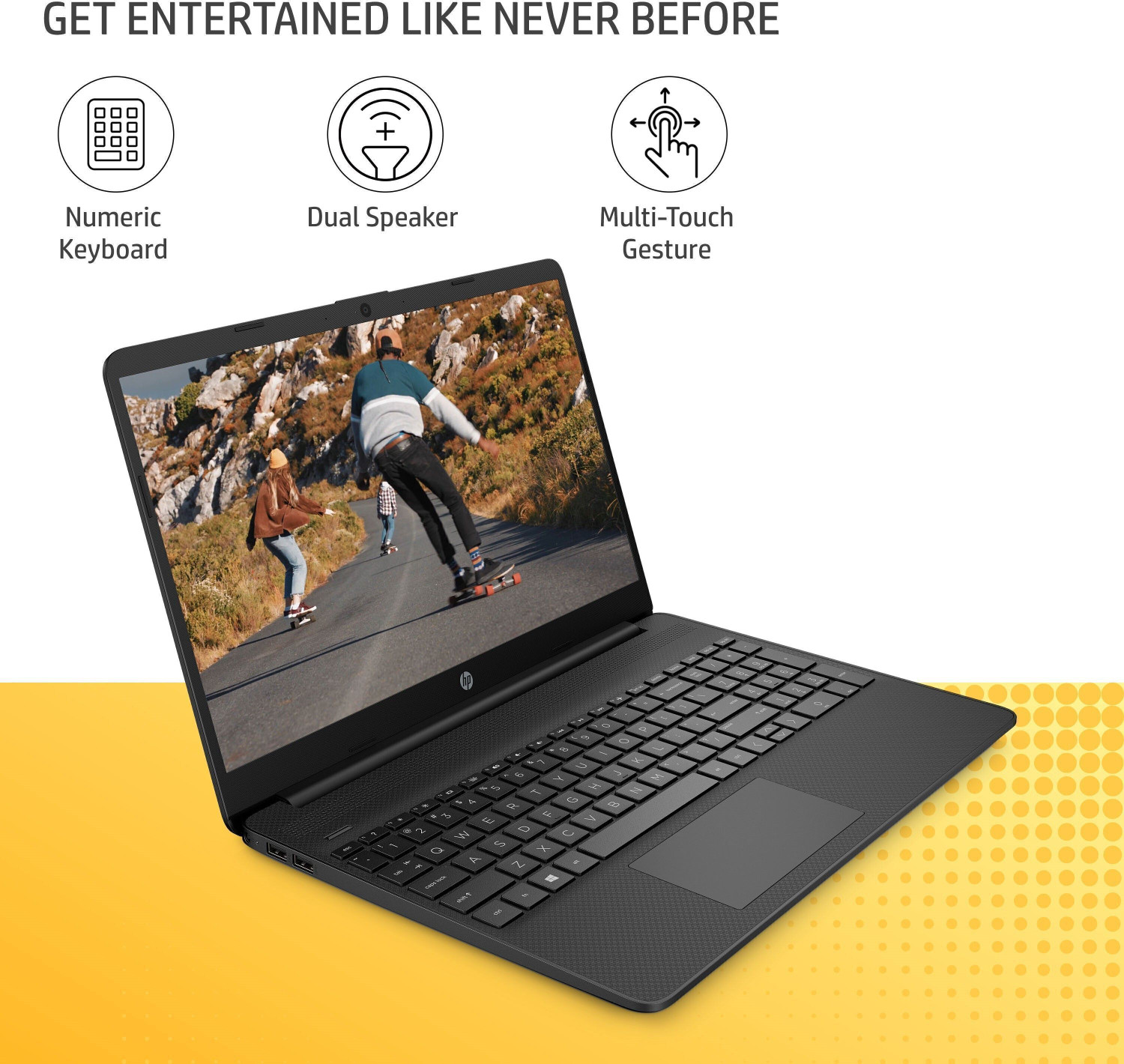 Image of HP Intel Core i3 11th Gen 1115G4 - (8 GB /256 GB SSD /Windows 11 Home) 15s-fq2670TU Thin and Light Laptop