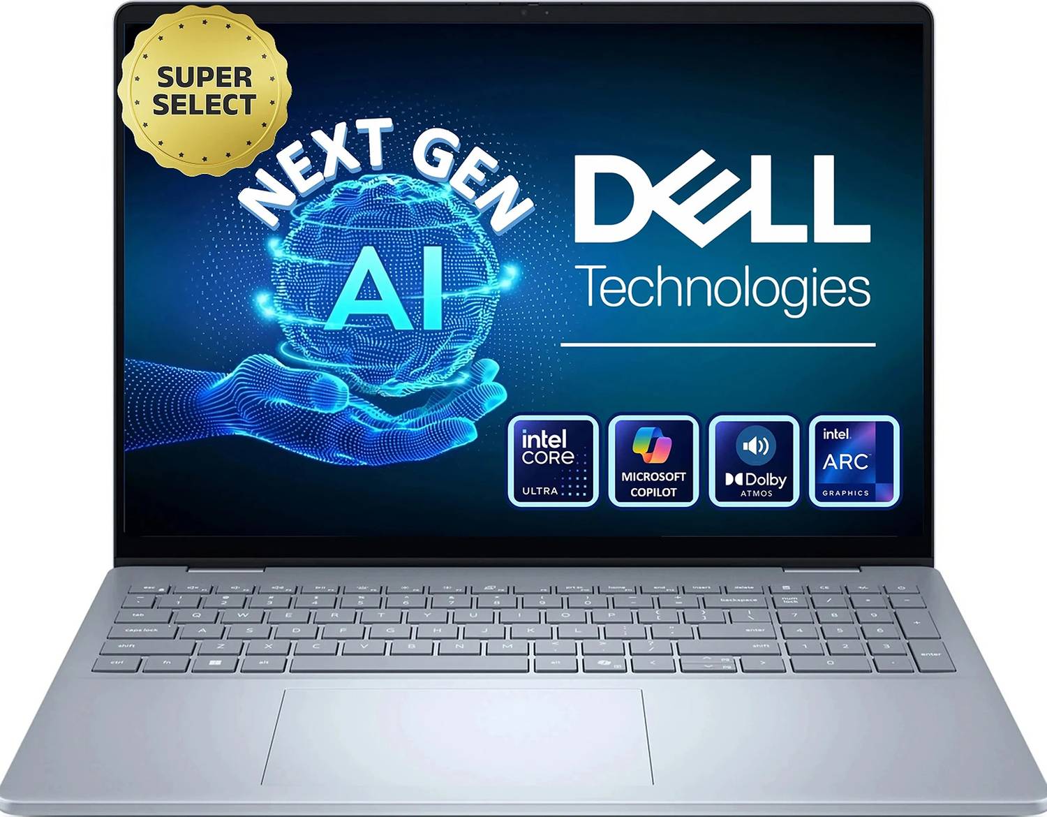DELL ノートPC Intel Core DELL 16 Plus Next Gen AI PC Backlit Keyboard, Fingerprint reader