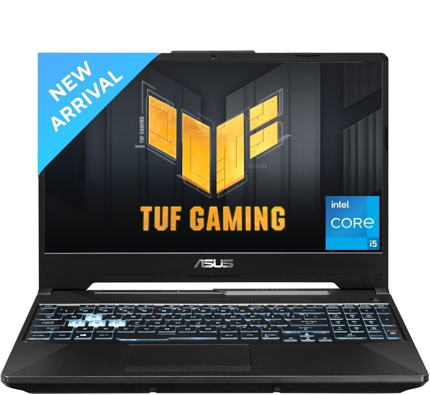 Image of ASUS TUF Gaming F15 - AI Powered Gaming Intel Core i5 11th Gen 11260H - (16 GB /512 GB SSD /Windows 11 Home /4 GB Graphics /NVIDIA GeForce RTX 2050 /70 TGP) FX506HF-HN076W Gaming Laptop