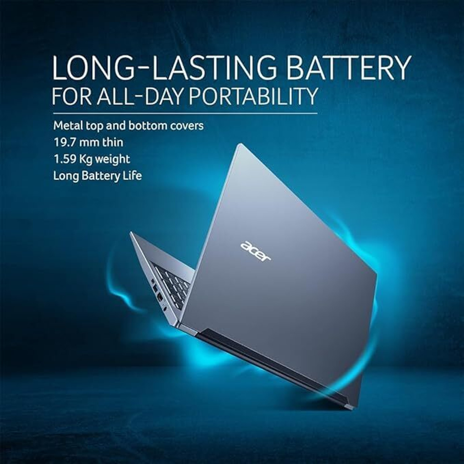 Image of Acer Aspire Lite Intel Core i3 13th Gen 1305U - (8 GB /512 GB SSD /Windows 11 Home) AL15-53 Thin and Light Laptop