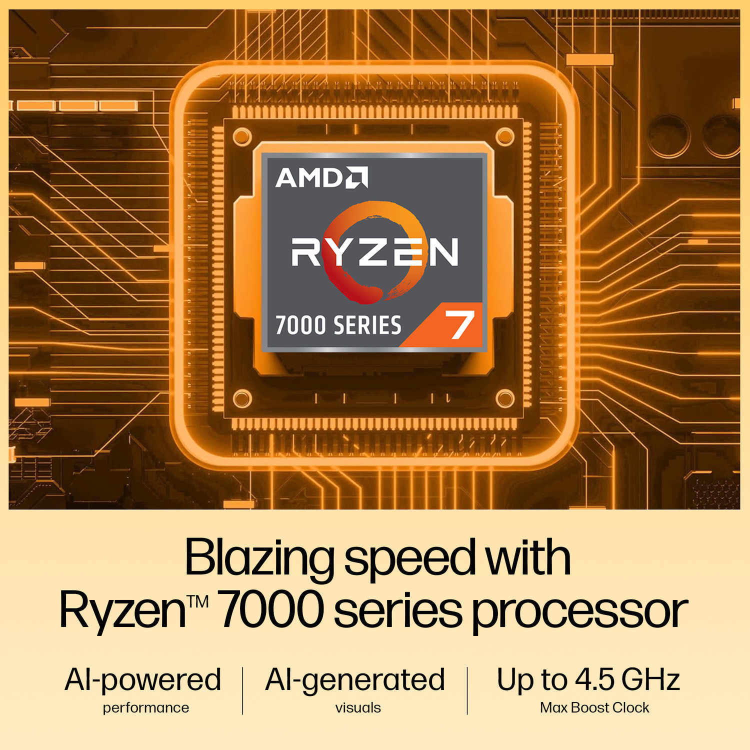 Image of HP 15 Laptop with Backlit Keyboard & MSO'2024, AMD Ryzen 7 Octa Core 7730U - (16 GB /512 GB SSD /Windows 11 Home) 15-fc0390AU Thin and Light Laptop