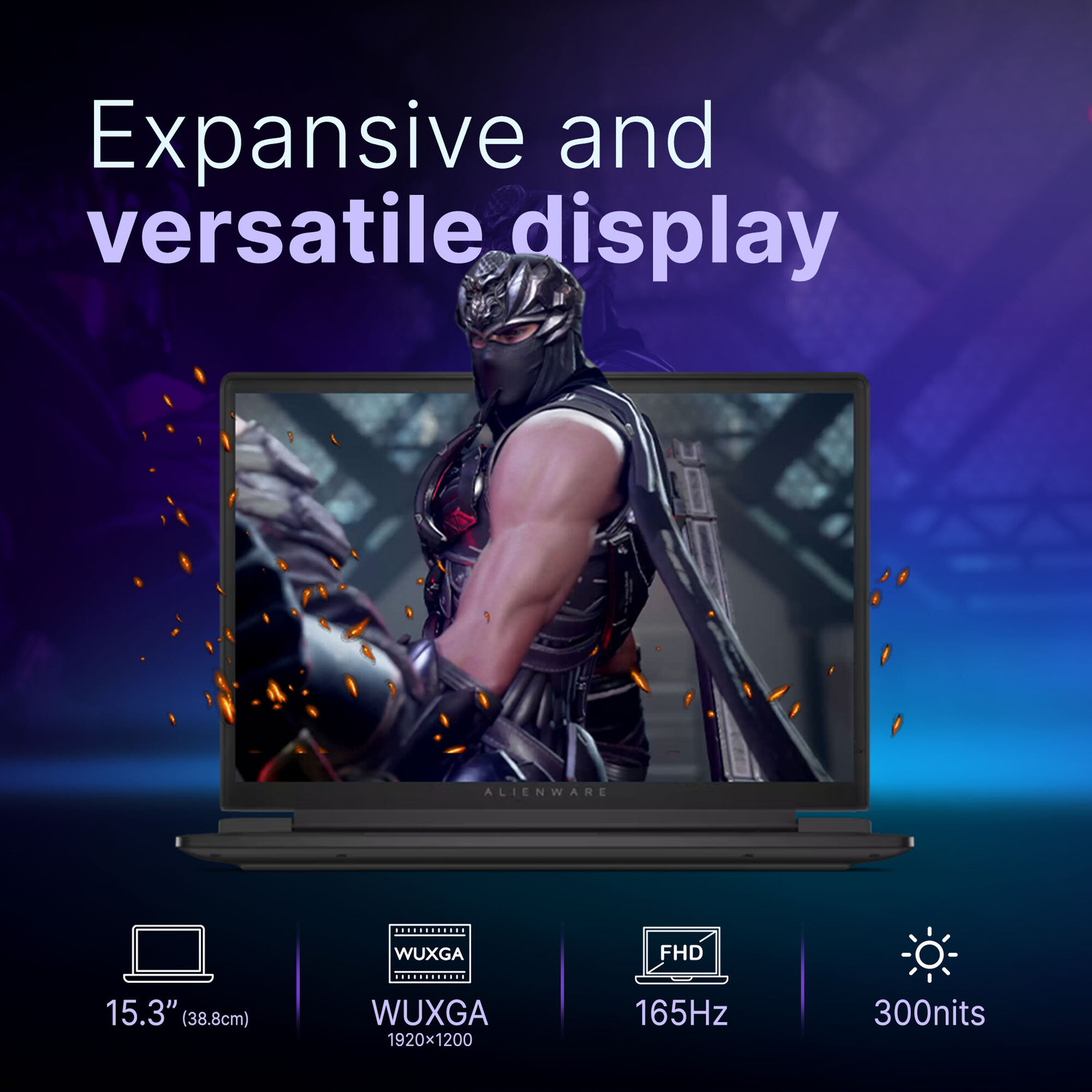 Image of DELL Alienware 15 AMD Ryzen 7 260 - (16 GB /512 GB SSD /Windows 11 Home /6 GB Graphics /NVIDIA GeForce RTX 3050 /165 Hz) Alienware 15 Gaming Laptop