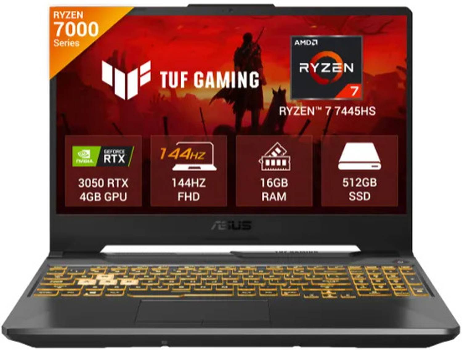 ASUS TUF Gaming A15 AMD Ryzen 7 16GB 512GB - Image 1