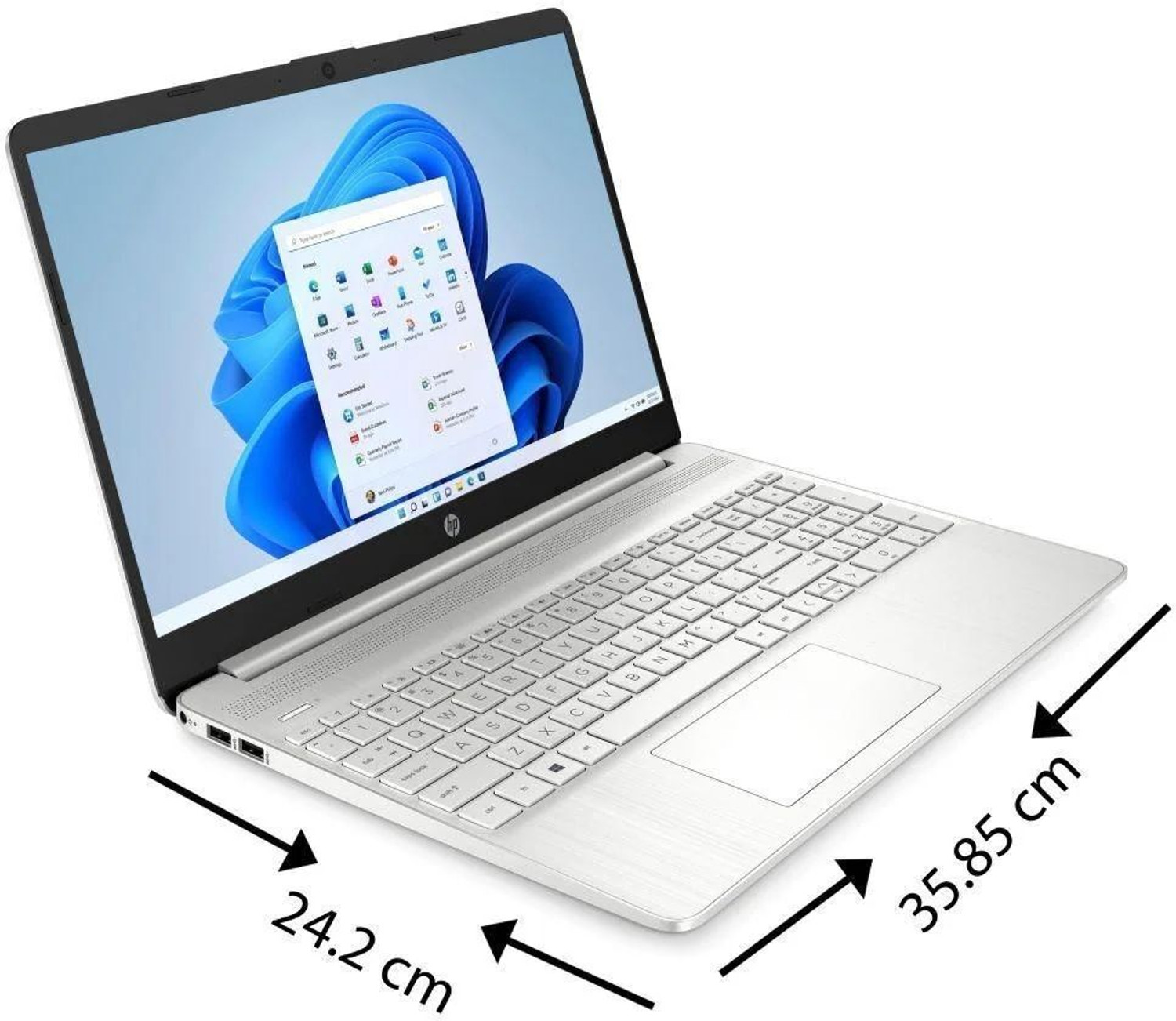 Image of HP Laptop Intel Core i3 11th Gen 1115G4 - (8 GB /512 GB SSD /Windows 11 Home) 15s-fq2672TU Thin and Light Laptop