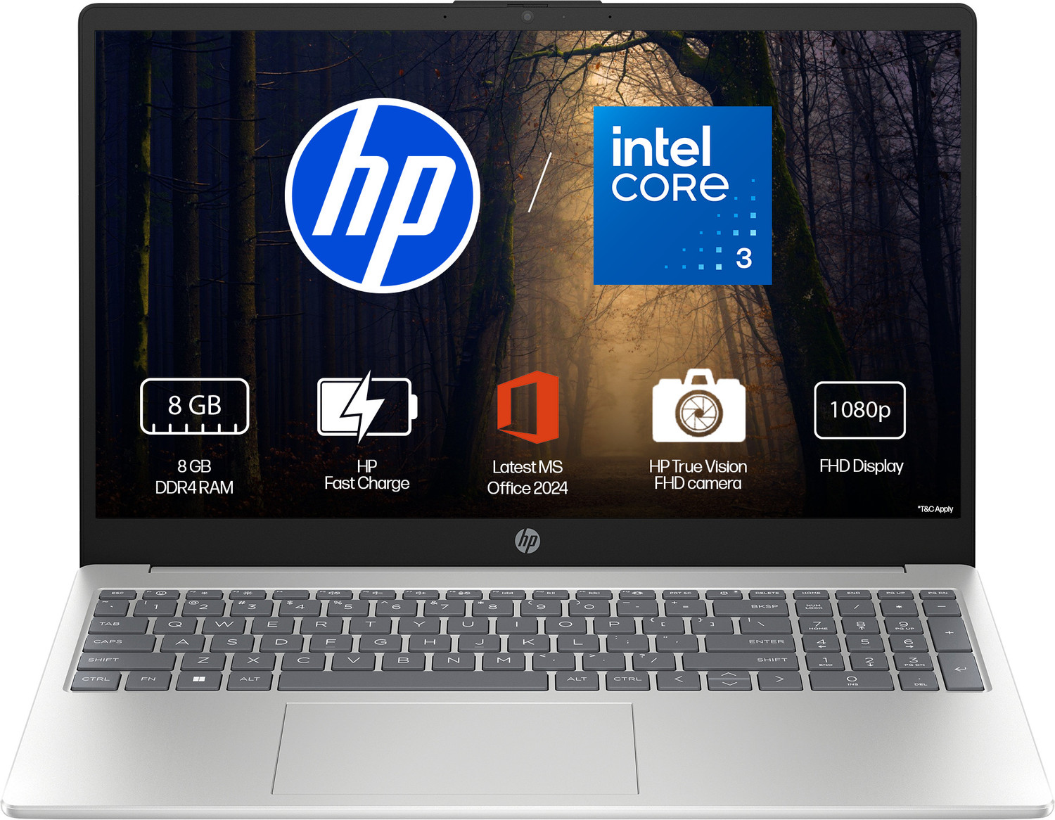 HP 15 (i3 14th Gen) Intel Core 3 100U - (8 GB /512 GB SSD /Windows 