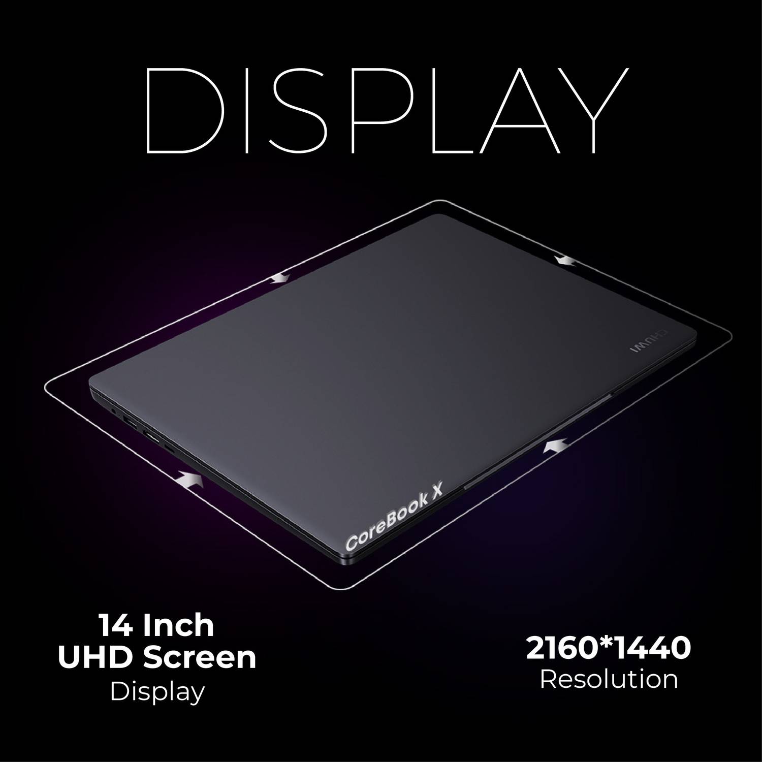 CHUWI CoreBook X Grey Laptop i5 10th Gen 16GB 512GB SSD Windows 11 - Image 5