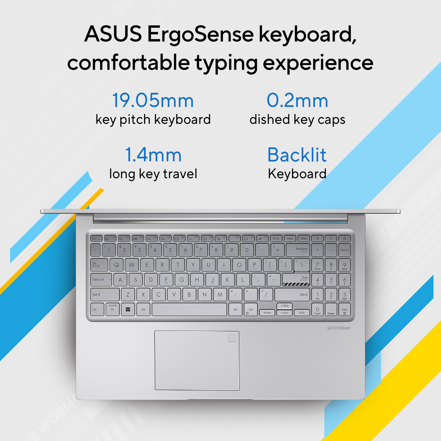 Image of ASUS Vivobook 15 (2026) with Office 2024 + M365 Basic(i3 14th Gen) Intel Core 3 14th Gen 100U - (16 GB /512 GB SSD /Windows 11 Home) X1504VAP-BQ1341WS Thin and Light Laptop