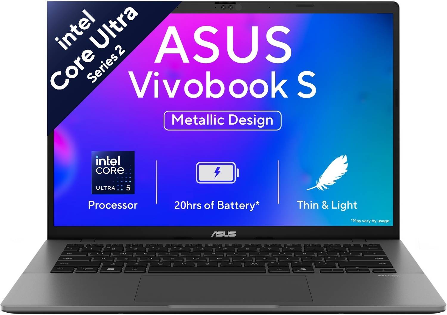 ASUS Vivobook S14 (2025) with Office 2024 + M365 Basic*, AI PC, B