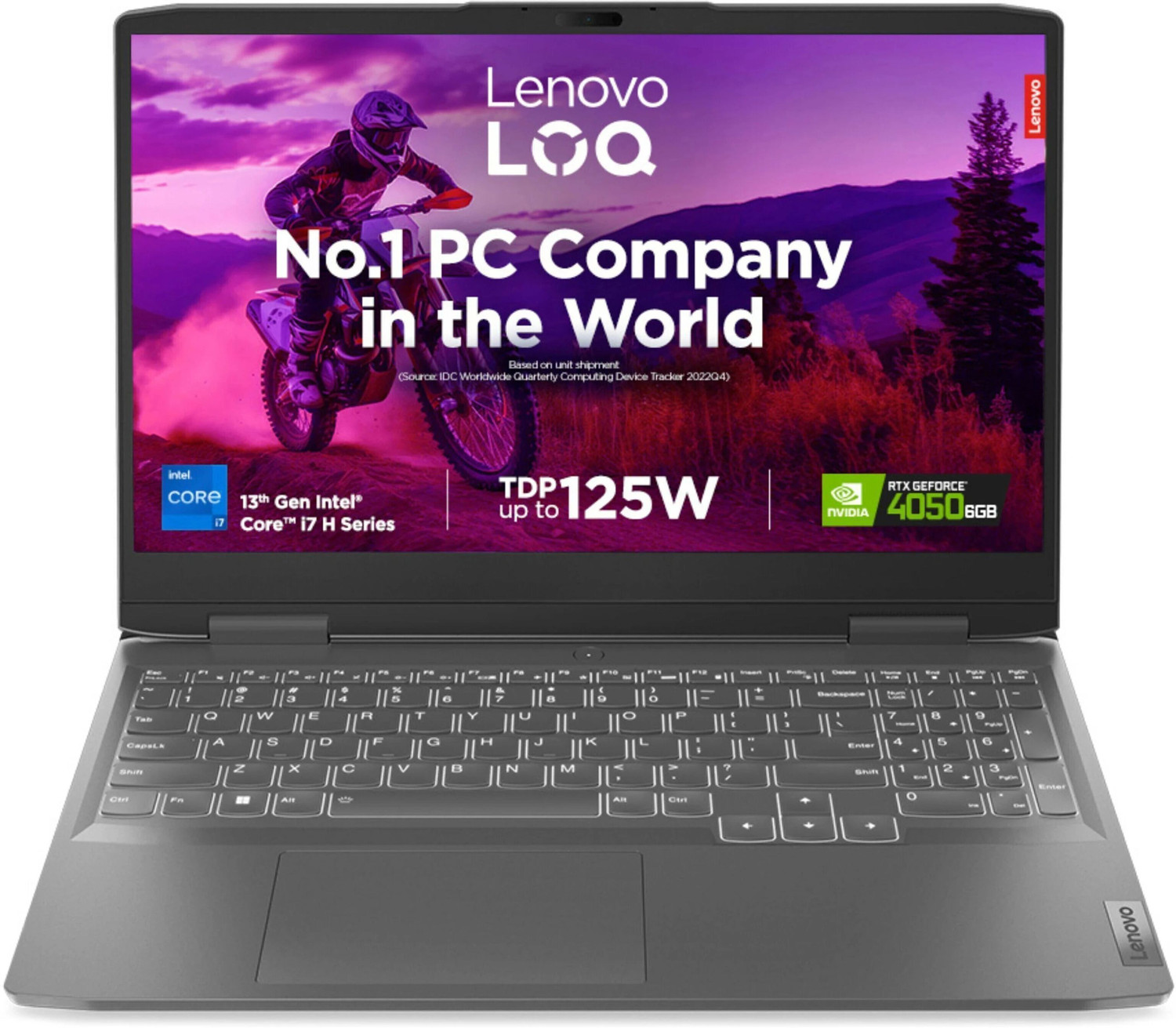 Image of Lenovo LOQ Intel Core i7 13th Gen 13620H - (16 GB /512 GB SSD /Windows 11 Home /6 GB Graphics /NVIDIA GeForce RTX 4050) 15IRH8 Gaming Laptop