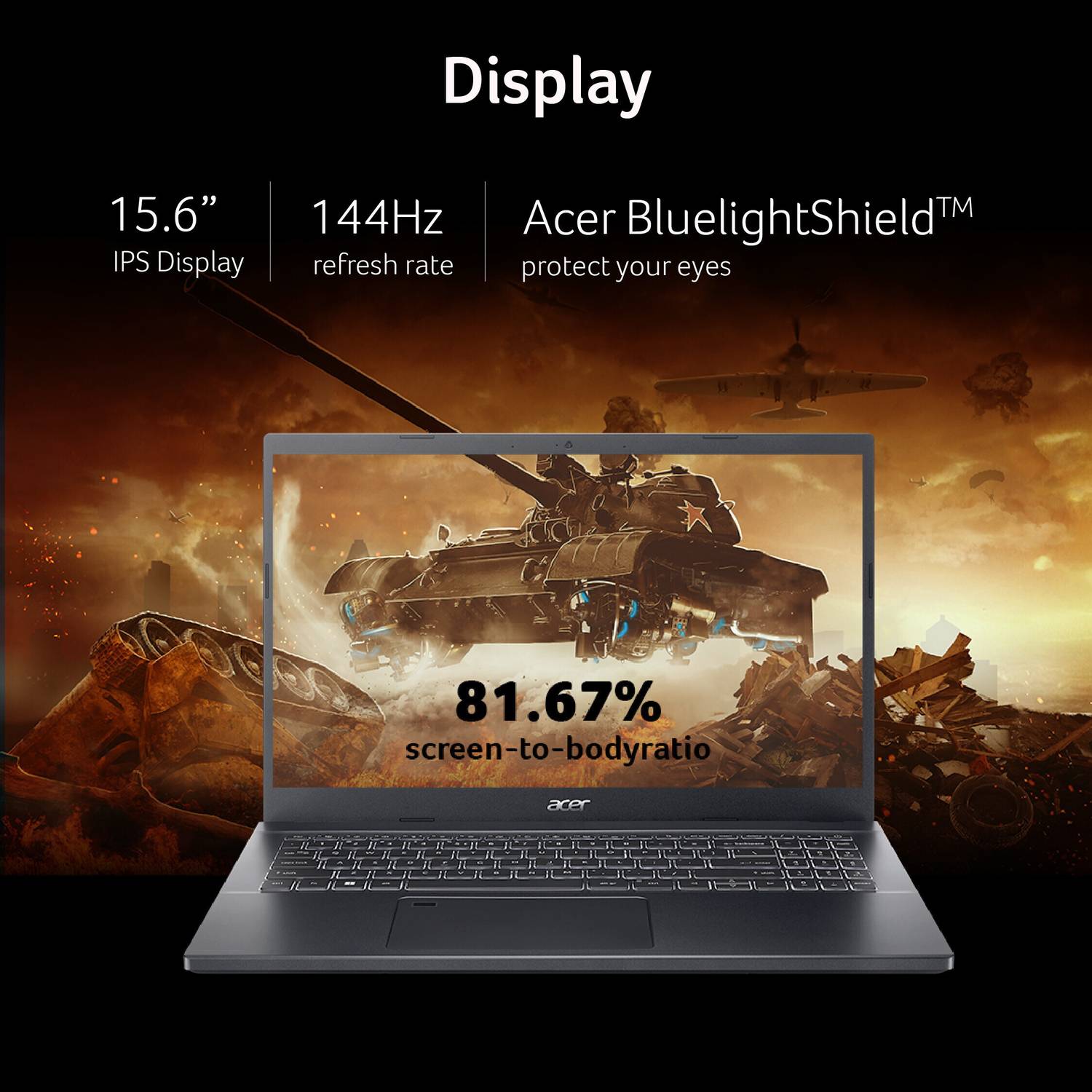 Acer Aspire 7 A715-76G i5 12th Gen 12450H 8GB 512GB SSD - Image 3