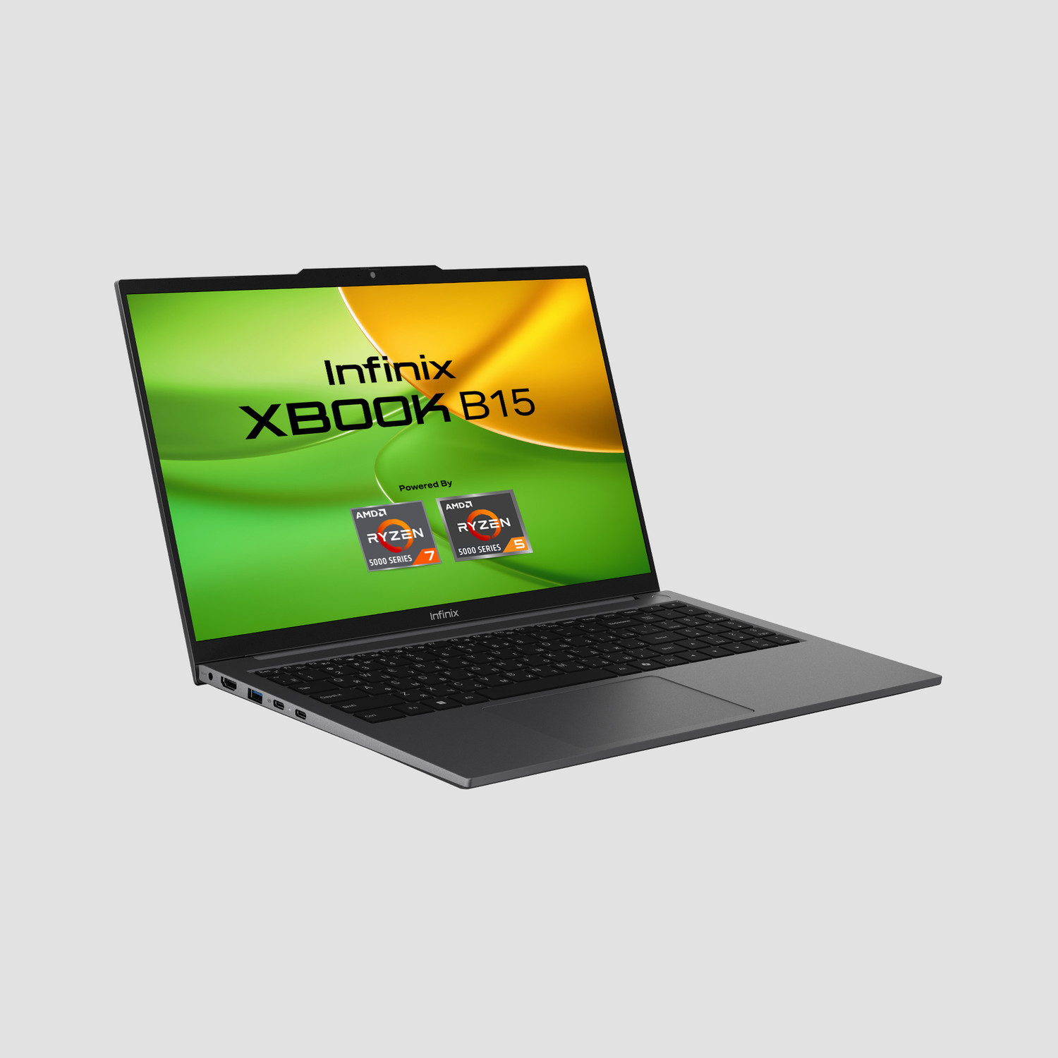 Image of Infinix B15 Series AMD Ryzen 5 Hexa Core 5500U - (16 GB /512 GB SSD /Windows 11 Home) BL51A5 Thin and Light Laptop