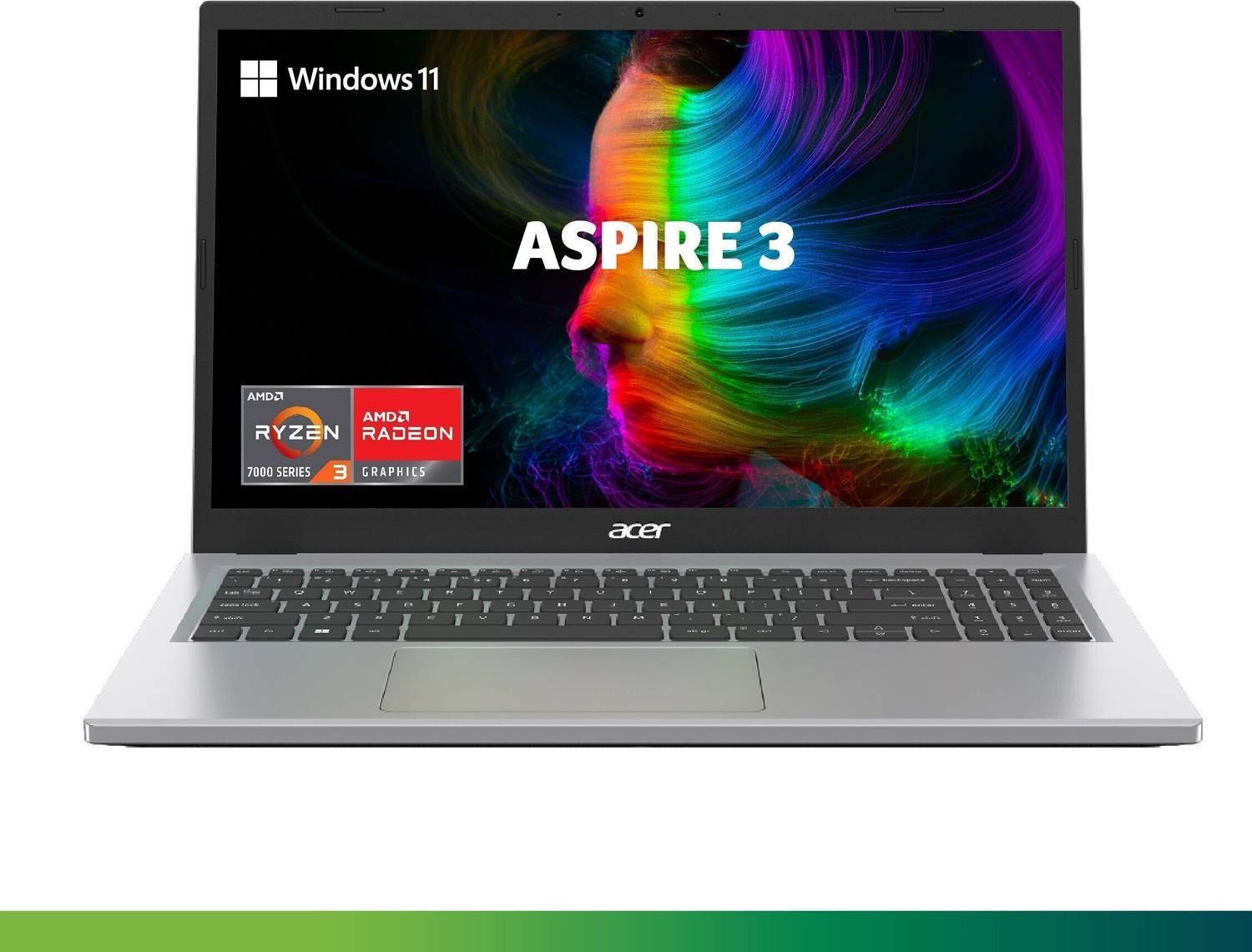Acer Aspire 3 AMD Ryzen 3 7320U 8GB/512GB SSD Laptop - Image 1