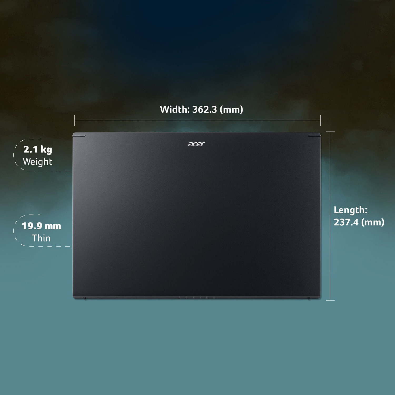 Image of Acer Aspire 7 Intel Core i5 12th Gen 1240P - (16 GB /512 GB SSD /Windows 11 Home /4 GB Graphics /NVIDIA GeForce RTX 3050) A715-51G Gaming Laptop