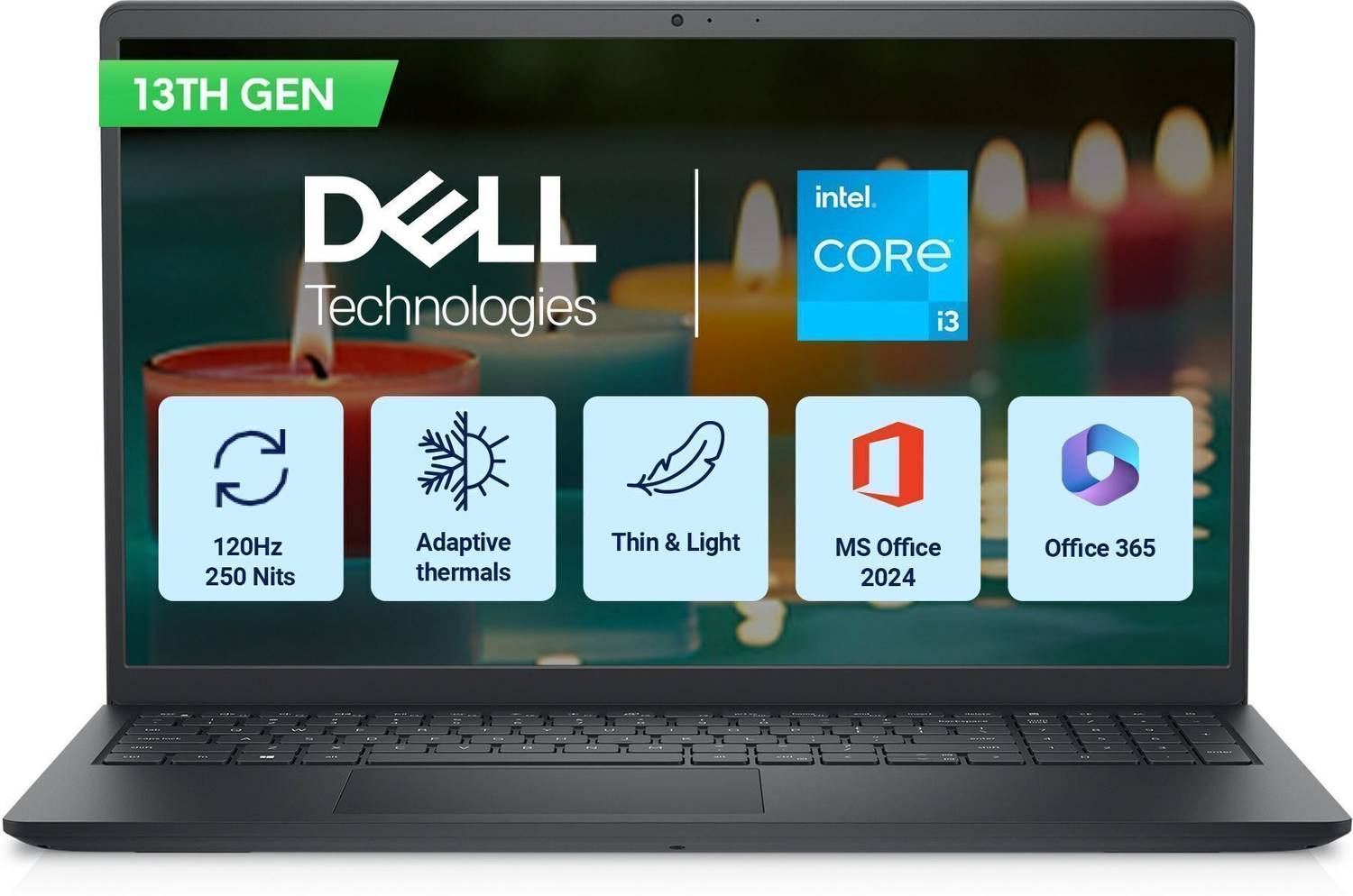DELL 15 Intel Core i3 13th Gen 1305U - (8 GB/512 GB SSD/Windows 11