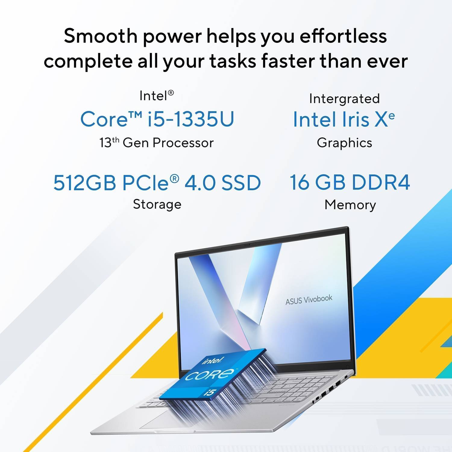 ASUS Vivobook 15 X1504VA, Intel Core i3 13th Gen, 8GB/512GB SSD - Image 3
